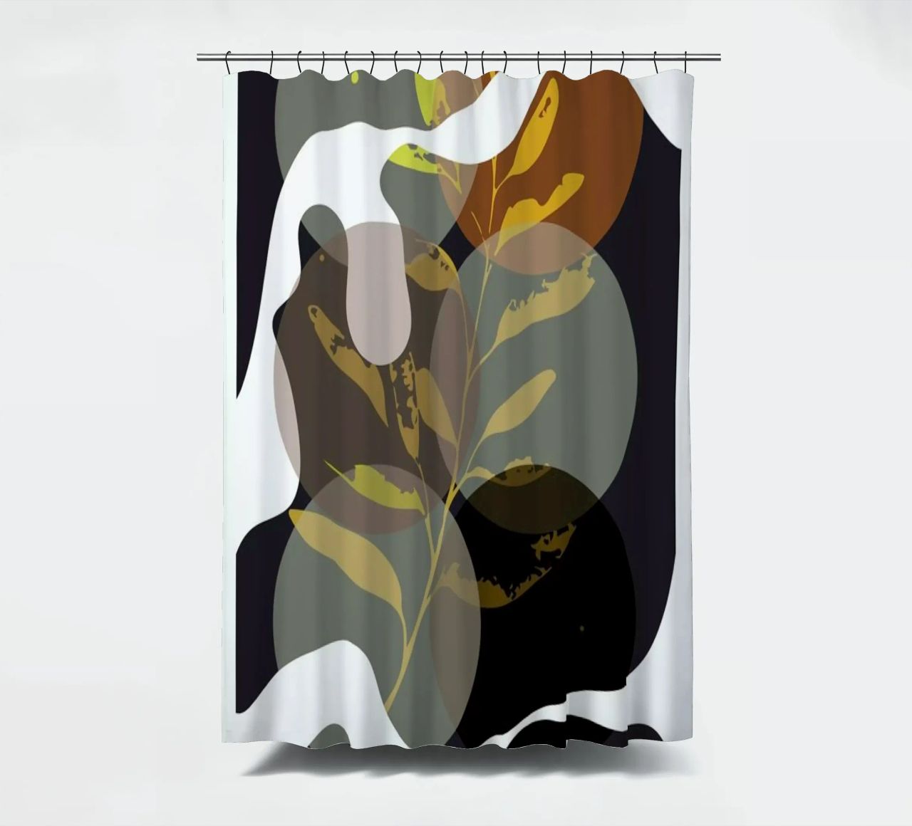 Waves in the Deep Duschvorhang von Nordic Creators