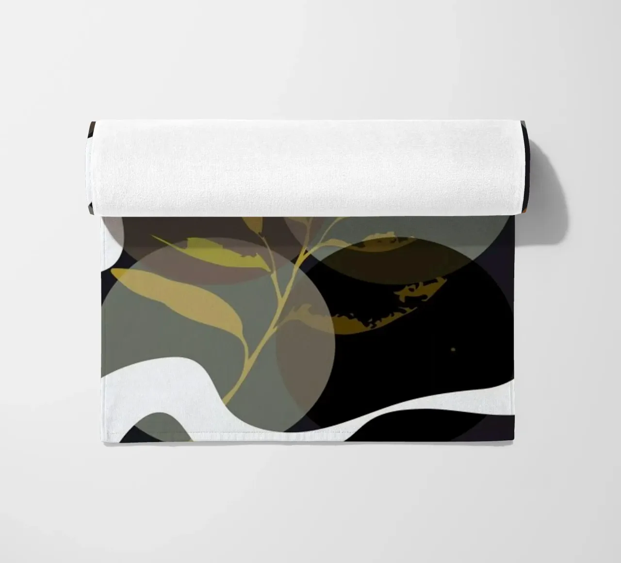 Waves in the Deep beach towel by Nordic Creators