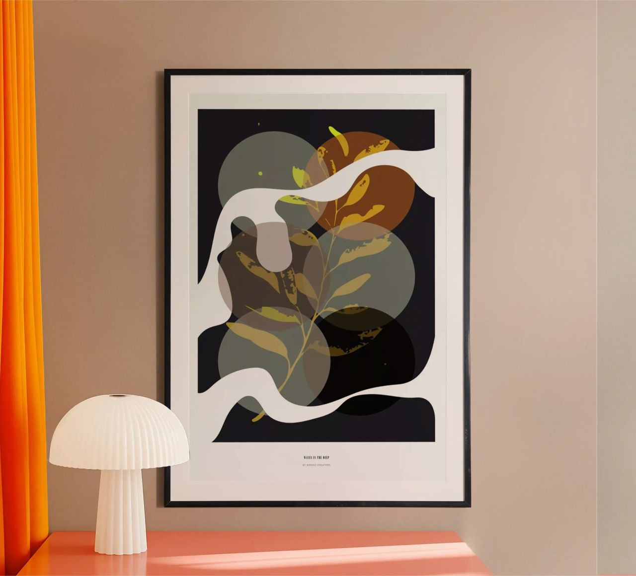Waves in the Deep Poster von Nordic Creators