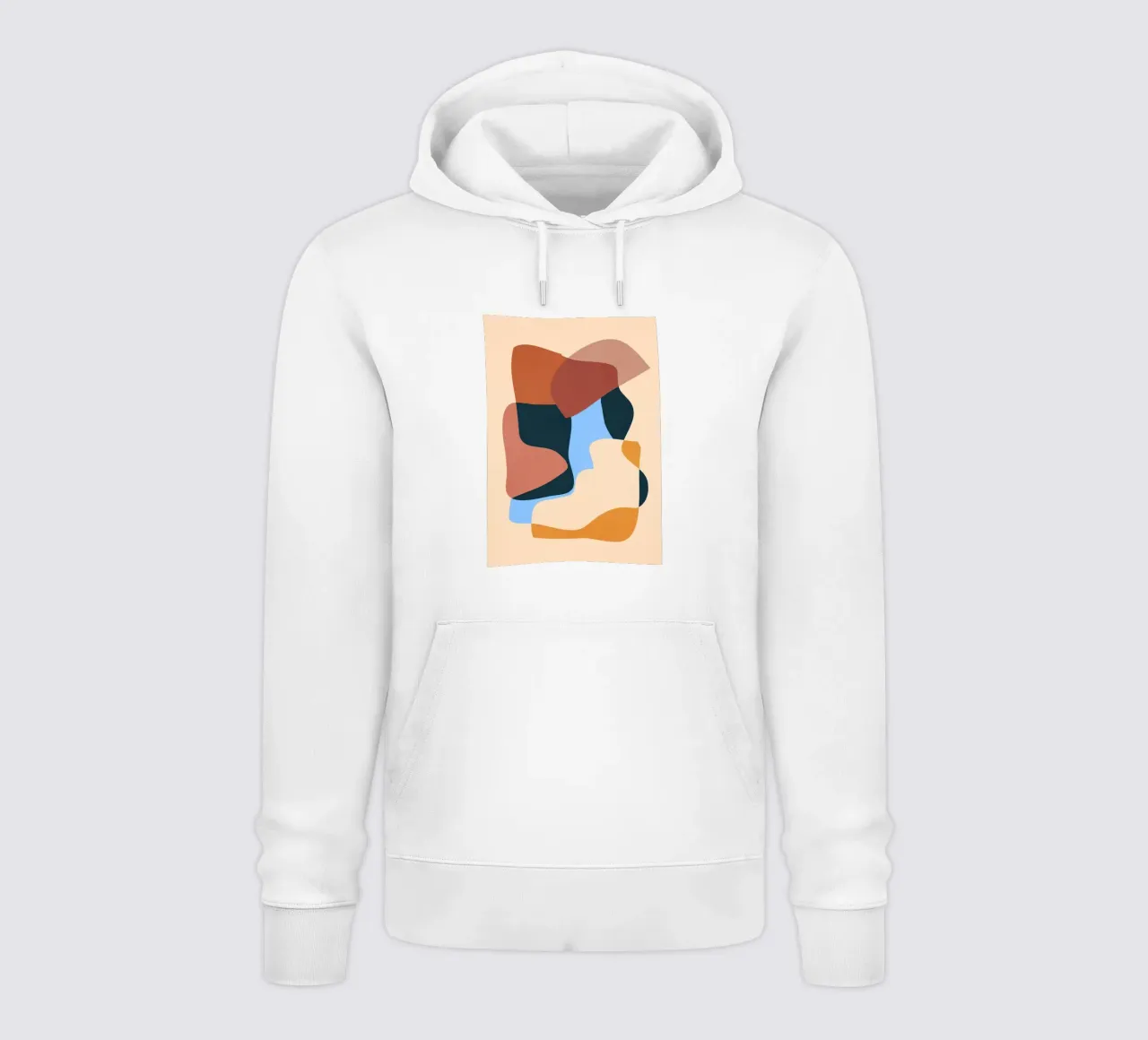 Astratto minimalista 63 felpa con cappuccio da LeaDArt