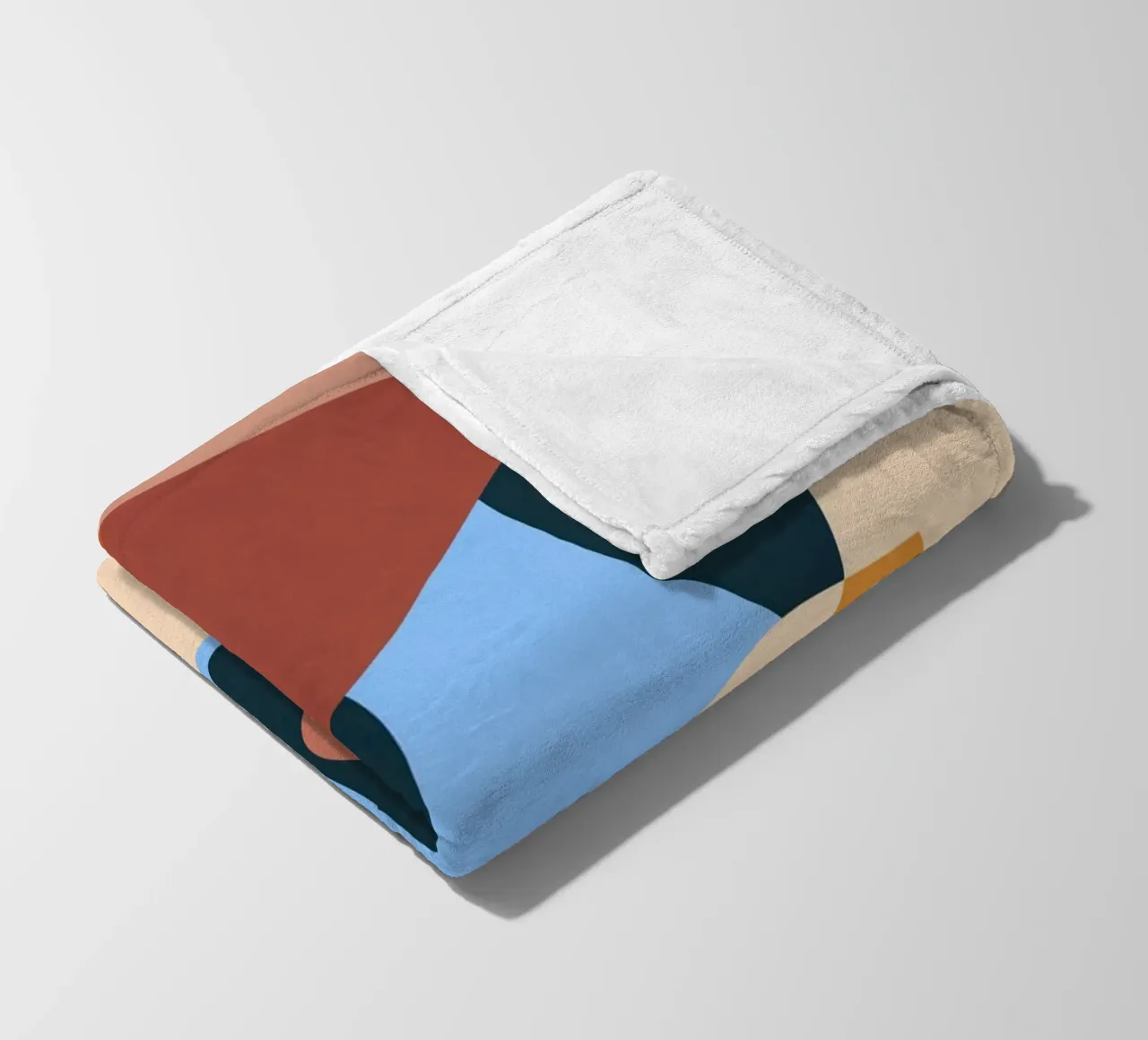 Astratto minimalista 63 coperta in pile da LeaDArt