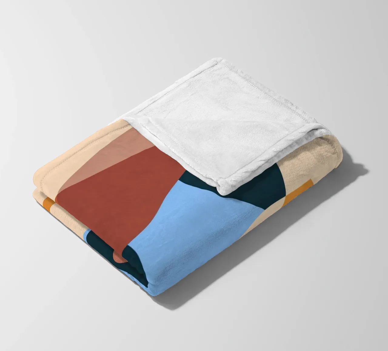 Astratto minimalista 63 coperta in pile da LeaDArt