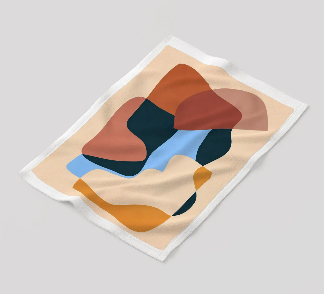Astratto minimalista 63 coperta in pile da LeaDArt