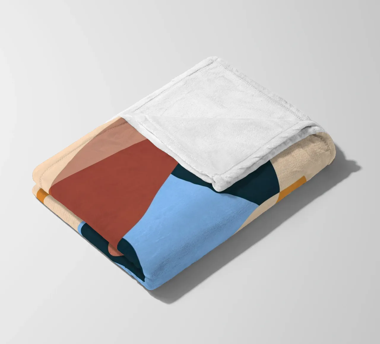 Astratto minimalista 63 coperta in pile da LeaDArt