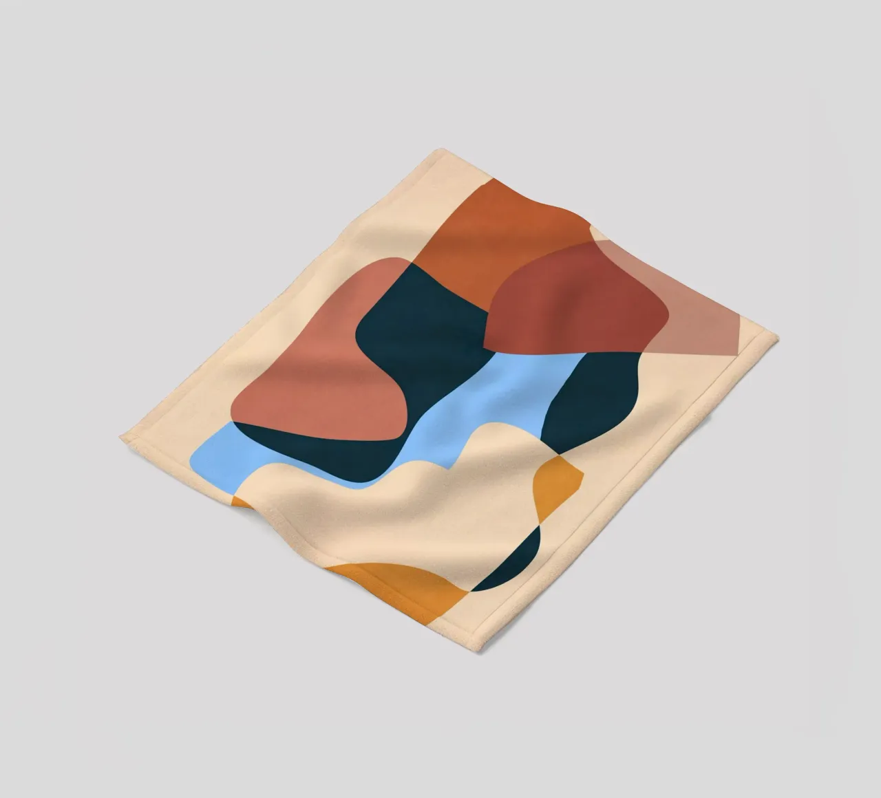 Astratto minimalista 63 coperta in pile da LeaDArt