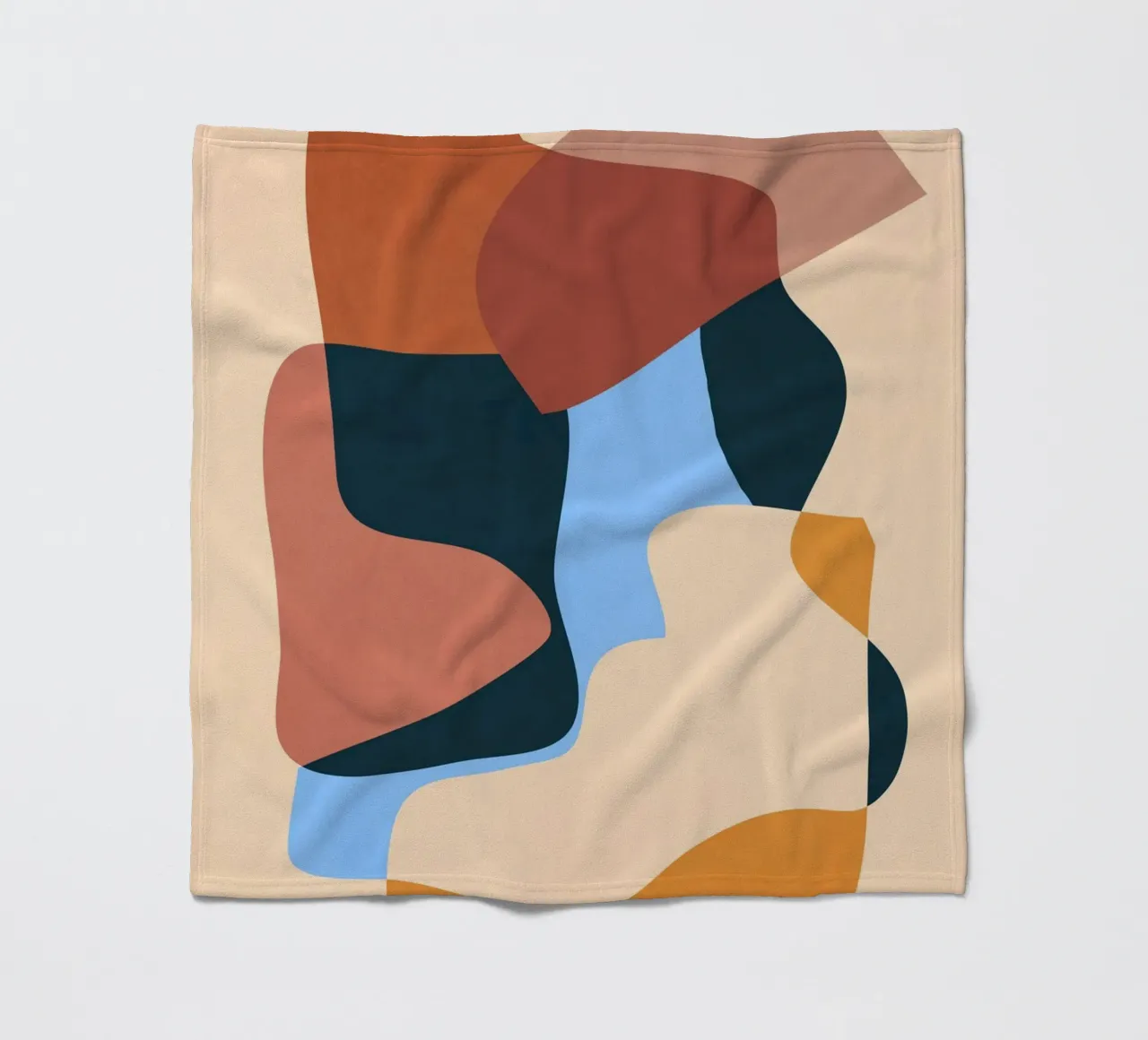 Astratto minimalista 63 coperta in pile da LeaDArt