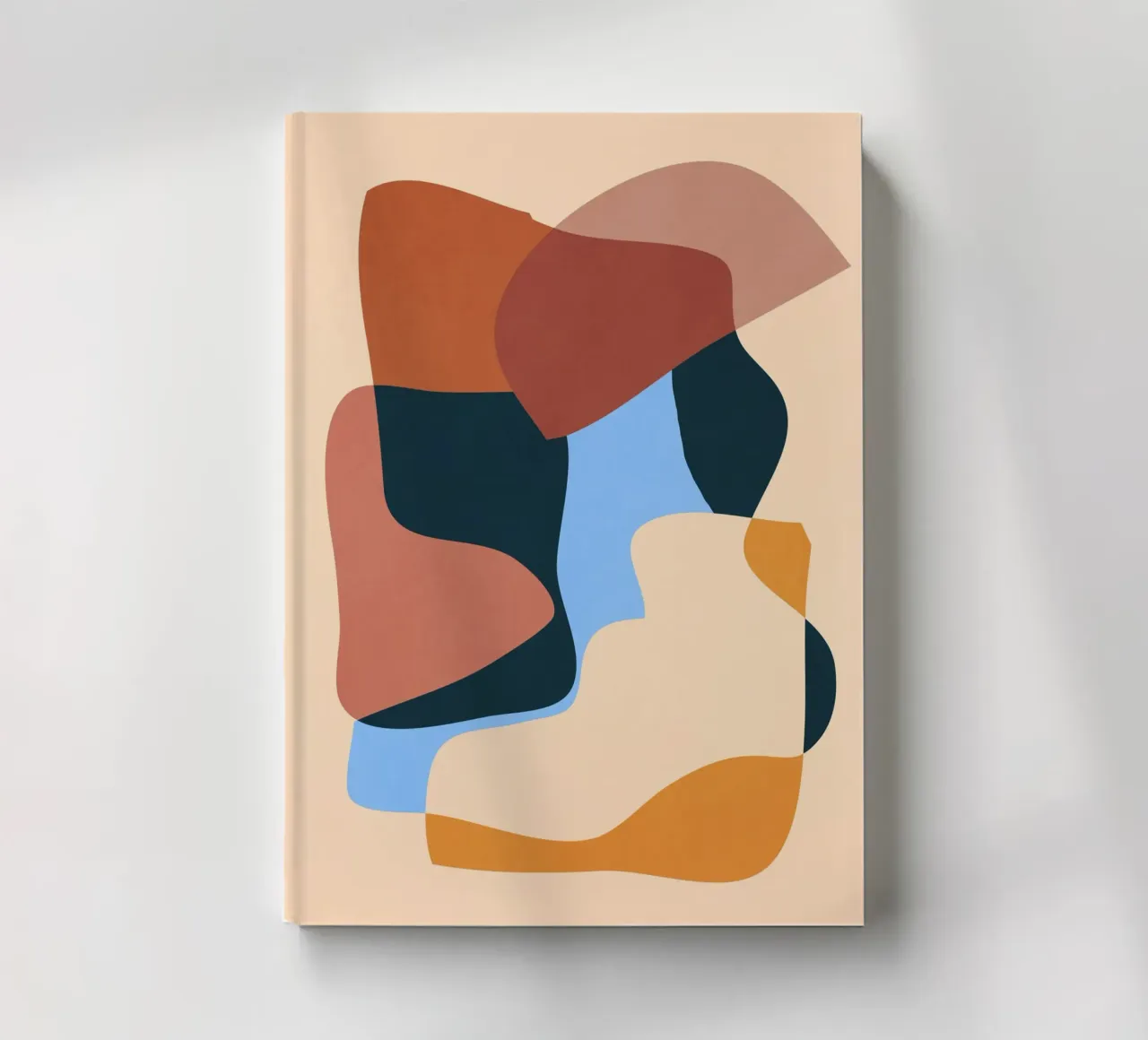 Minimalist Abstract 63 notebook by LeaDArt