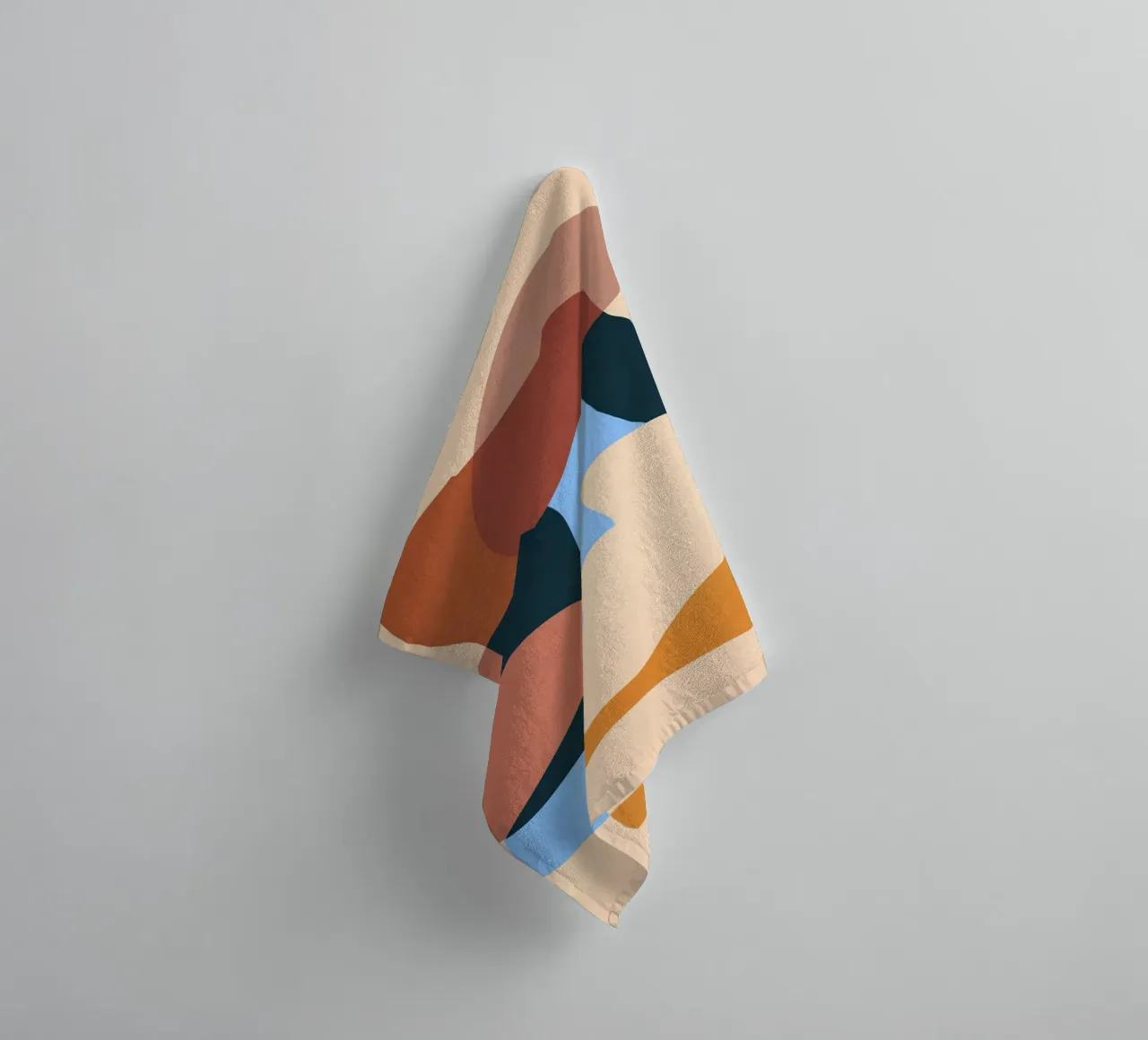 Minimalist Abstract 63 towel by LeaDArt