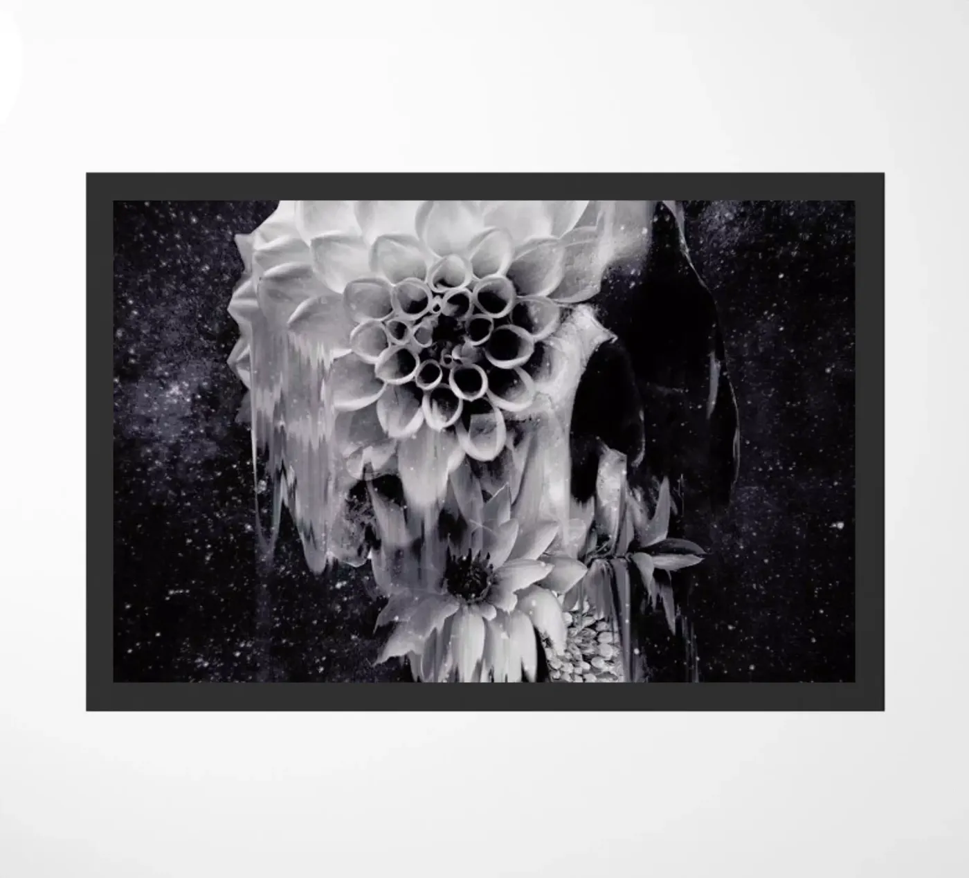 Decay Skull doormat by Ali Gulec