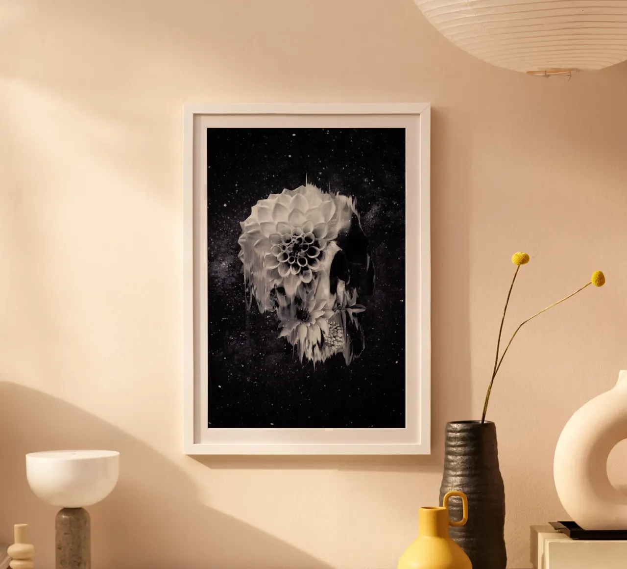 Decay Skull carta hahnemühle da Ali Gulec