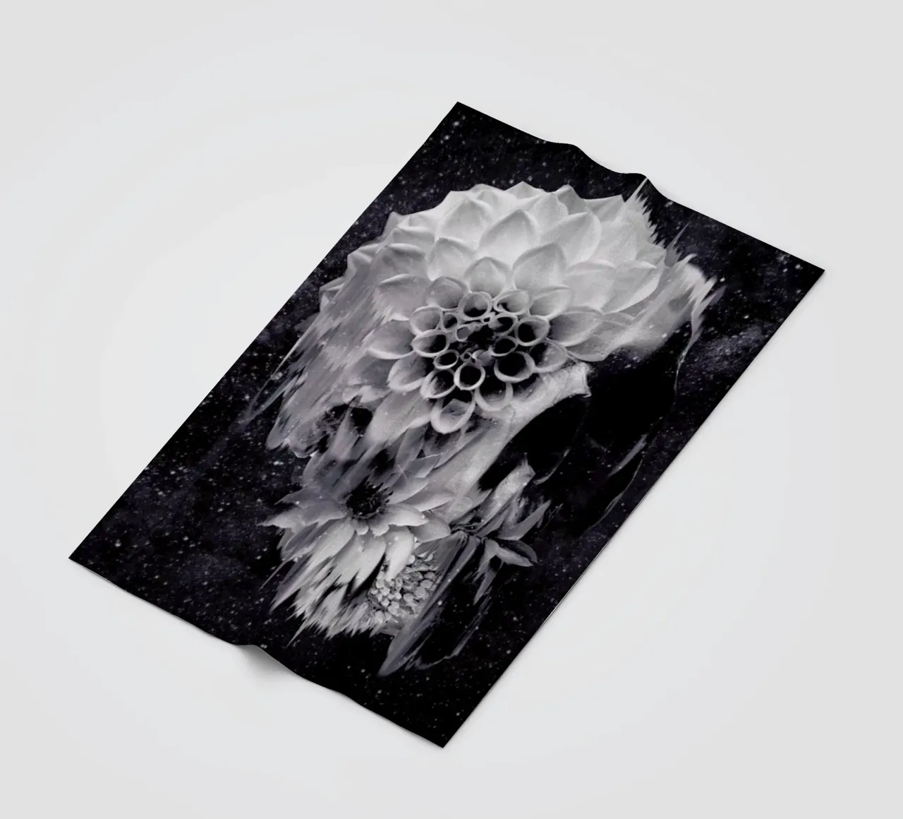 Decay Skull coperta in pile da Ali Gulec