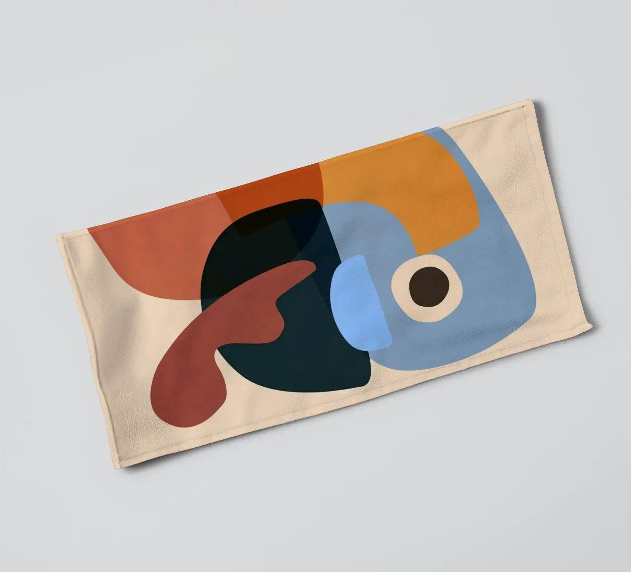 Minimalist Abstract 64 towel by LeaDArt