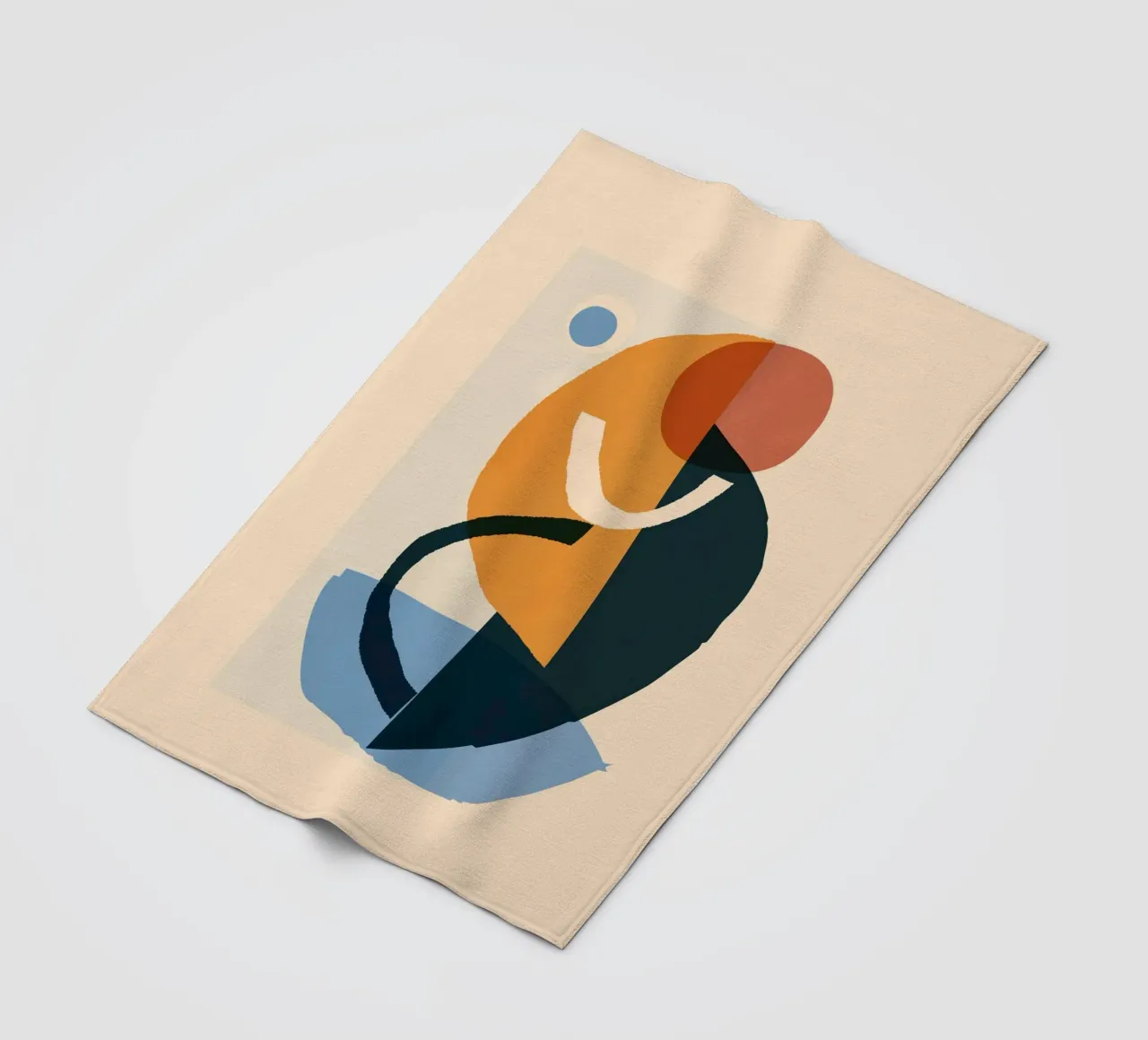 Astratto minimalista 65 coperta in pile da LeaDArt