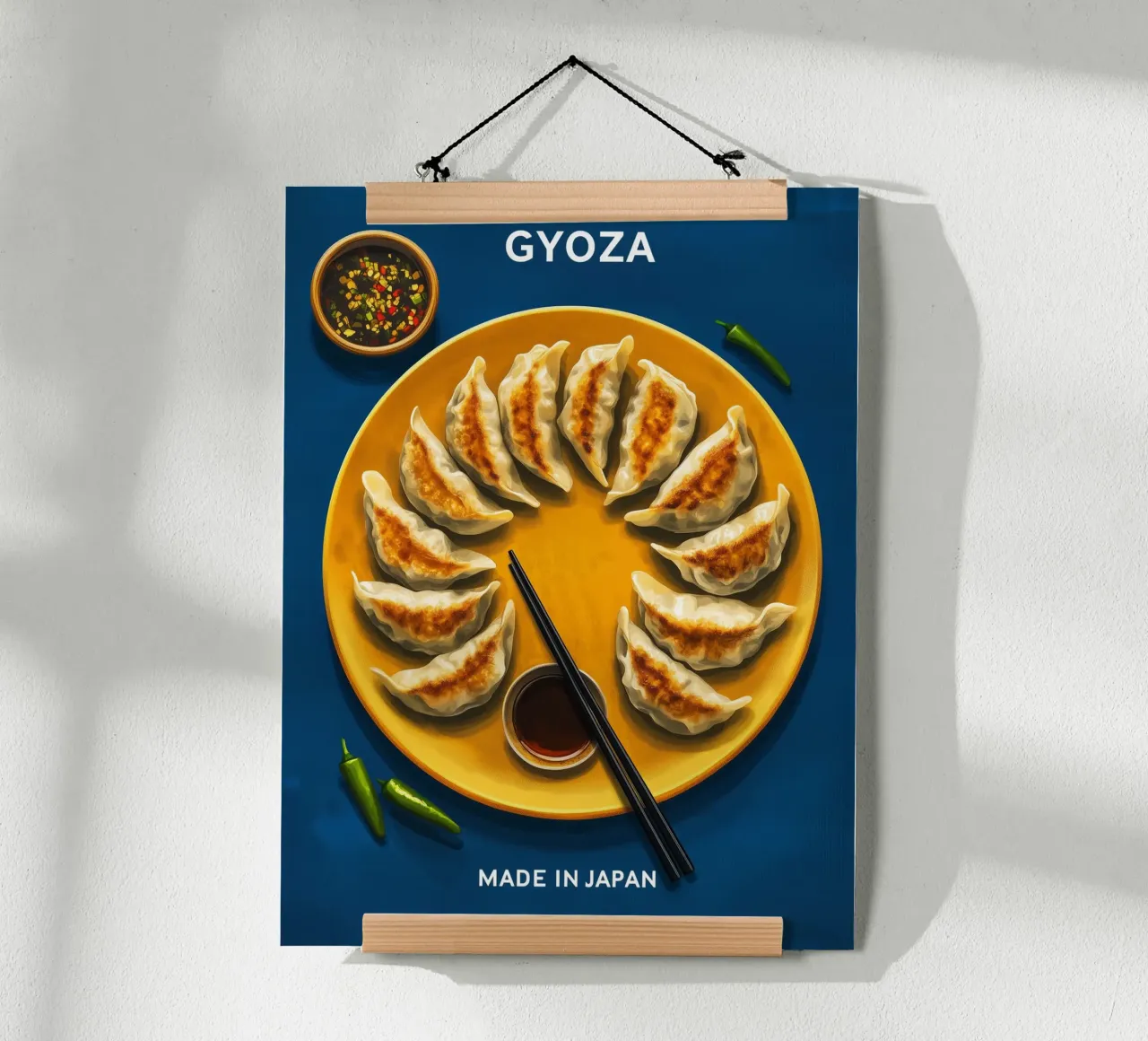 Gyoza in giapponese carta hahnemühle da Spice & Style