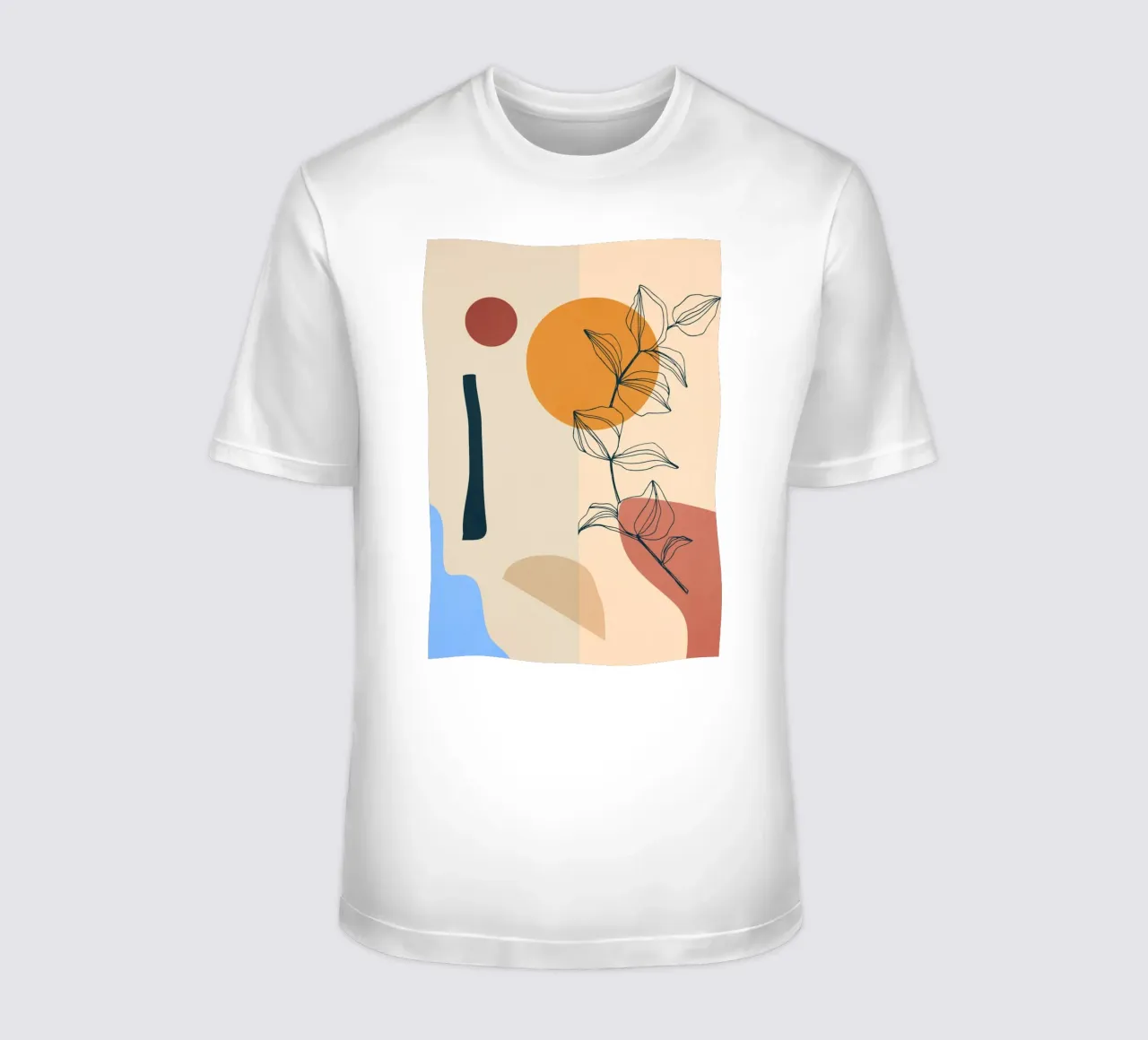 Minimalistisch Abstrakt 67 T-Shirt von LeaDArt