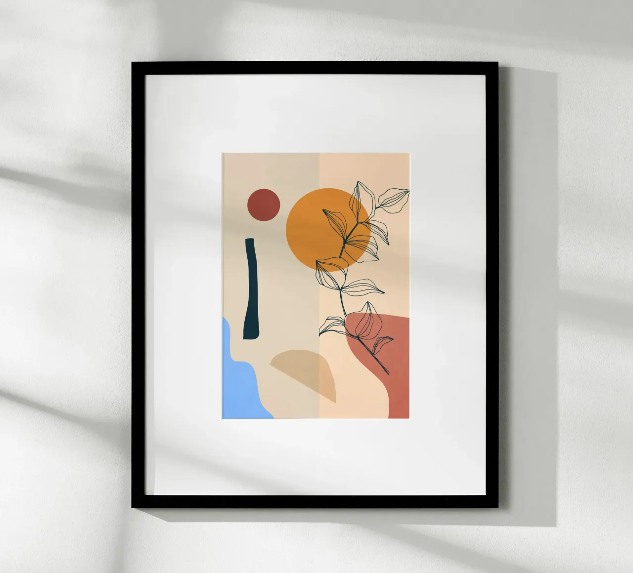 Astratto minimalista 67 carta hahnemühle da LeaDArt