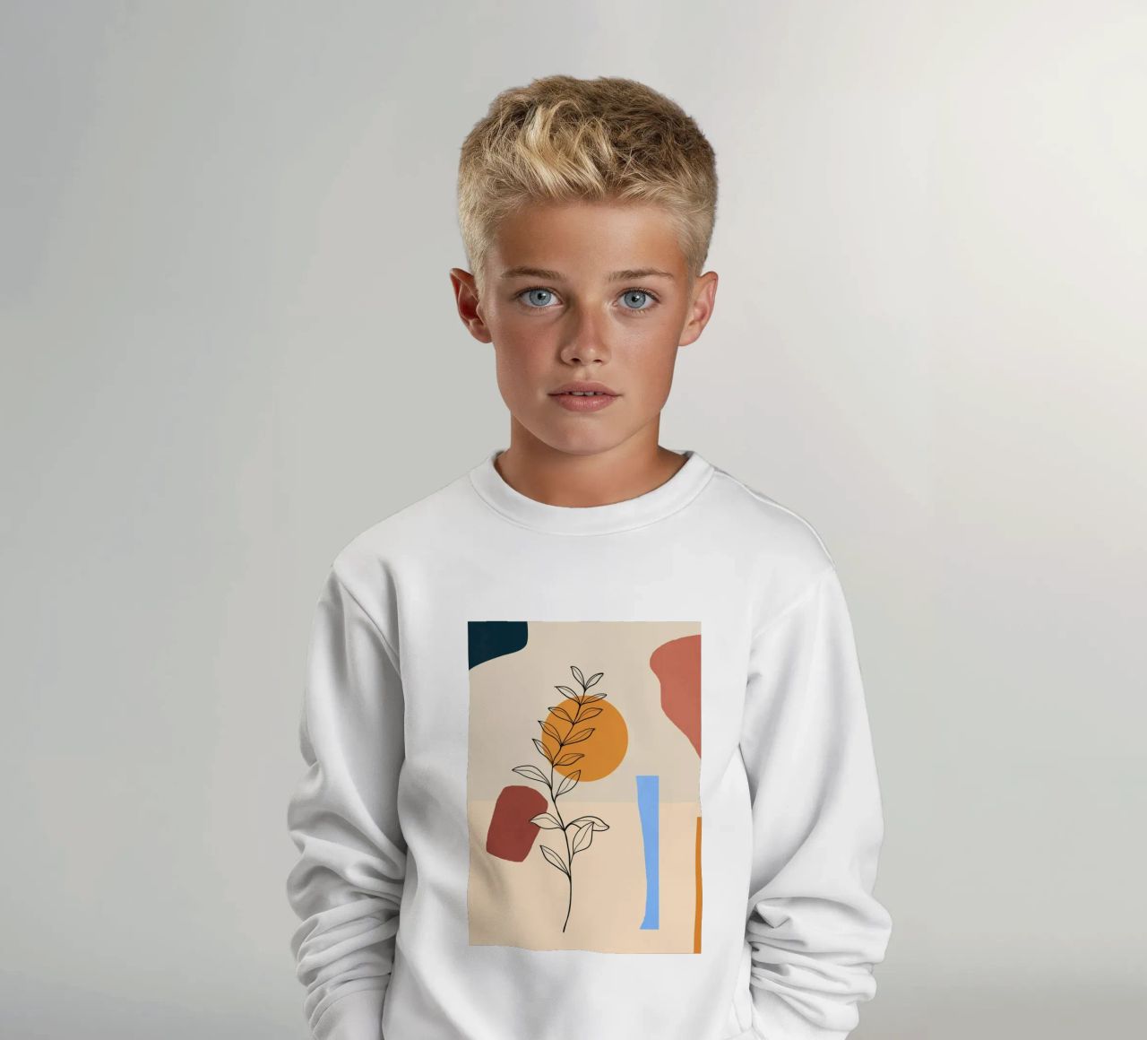 Astratto minimalista 66 felpa bambino da LeaDArt