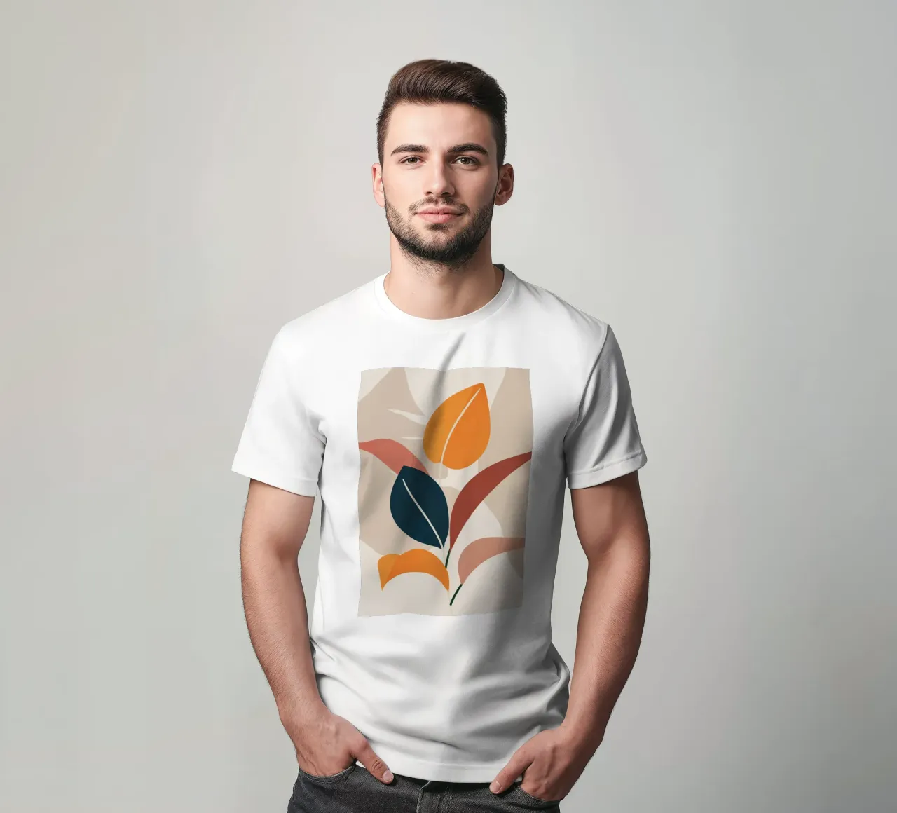 Minimal Abstract Nature 3 t-shirt by LeaDArt