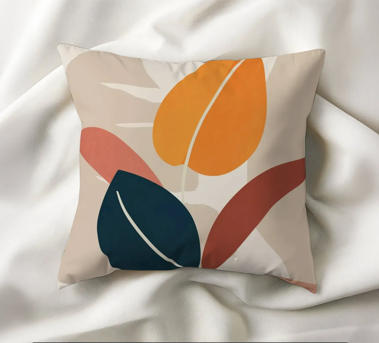 Minimal Abstract Nature 3 decorative cushion by LeaDArt