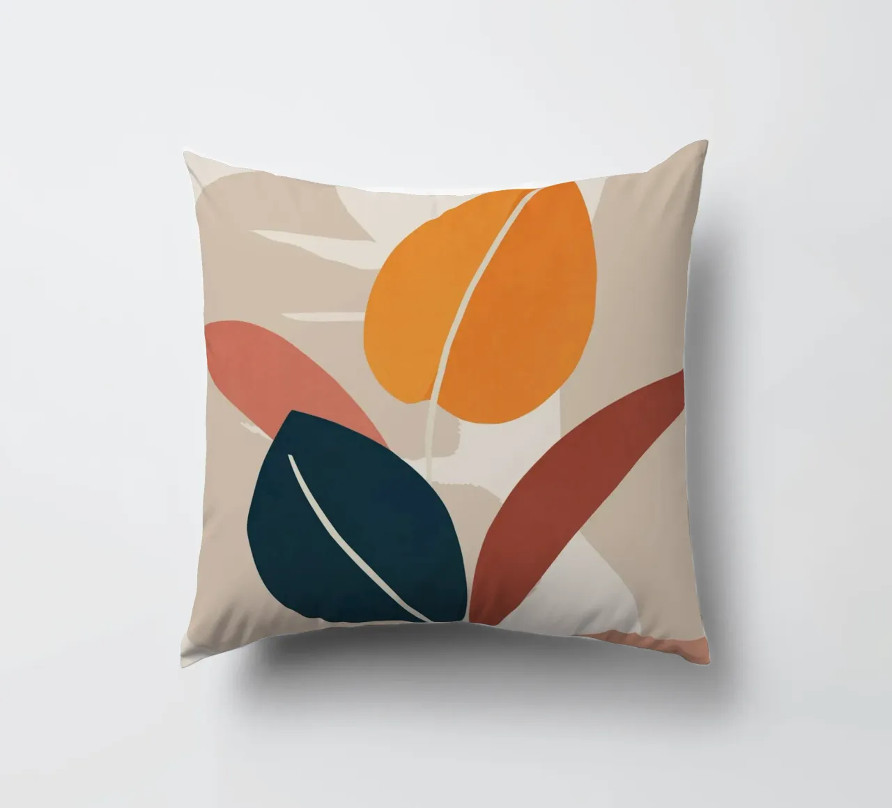 Minimal Abstract Nature 3 decorative cushion by LeaDArt