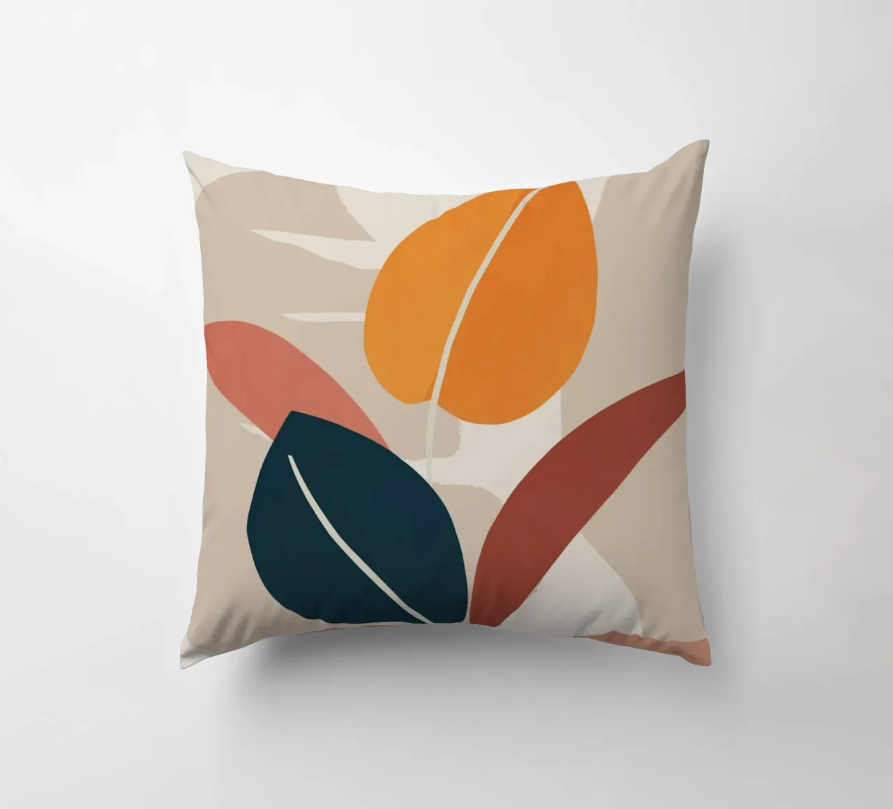 Minimal Abstract Nature 3 decorative cushion by LeaDArt
