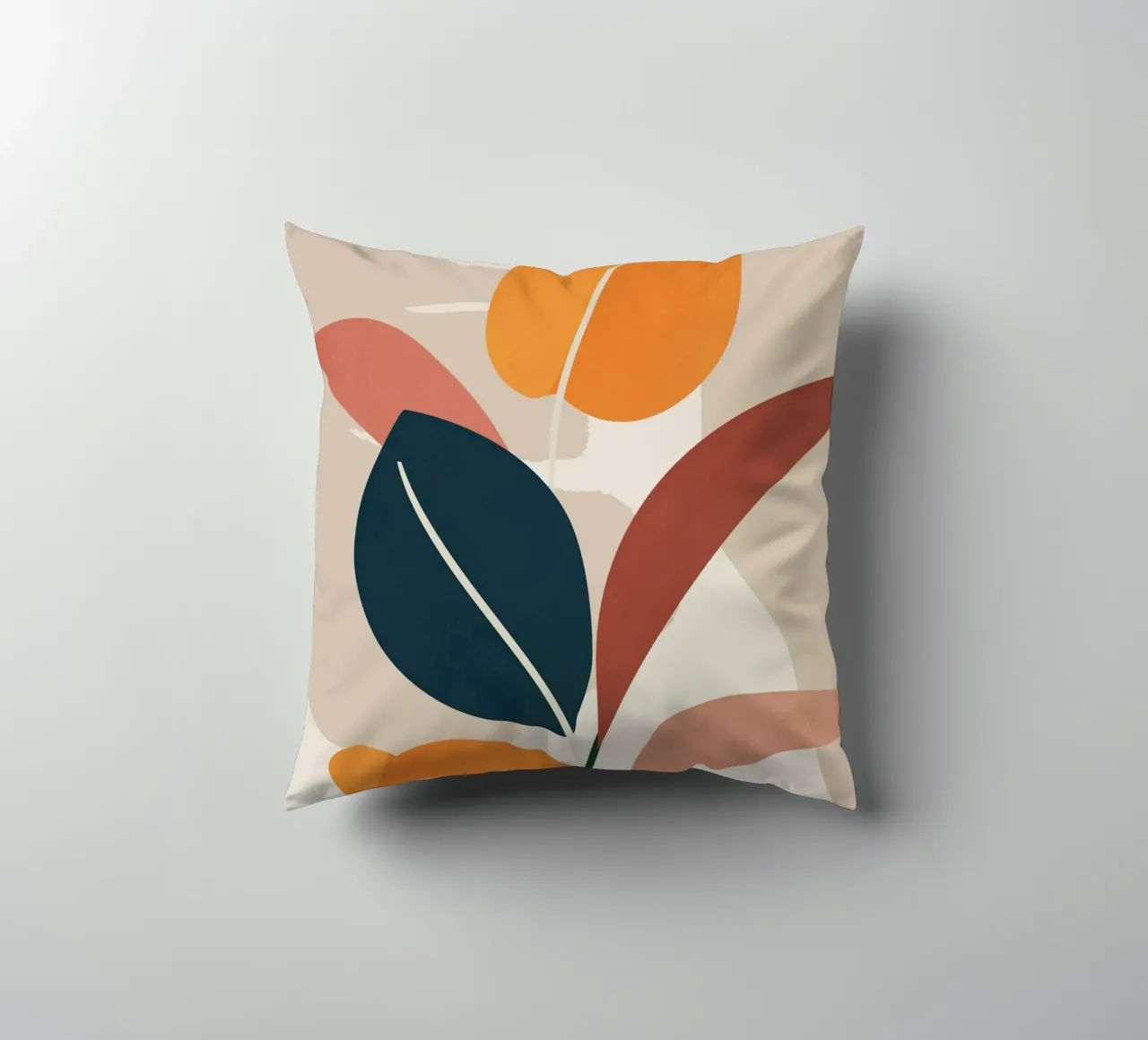 Minimal Abstract Nature 3 decorative cushion by LeaDArt