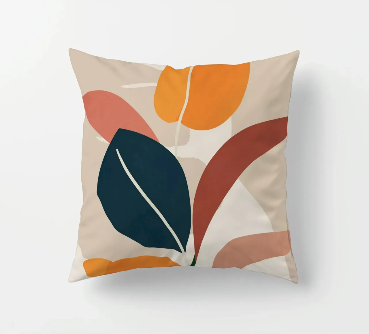 Minimal Abstract Nature 3 decorative cushion by LeaDArt