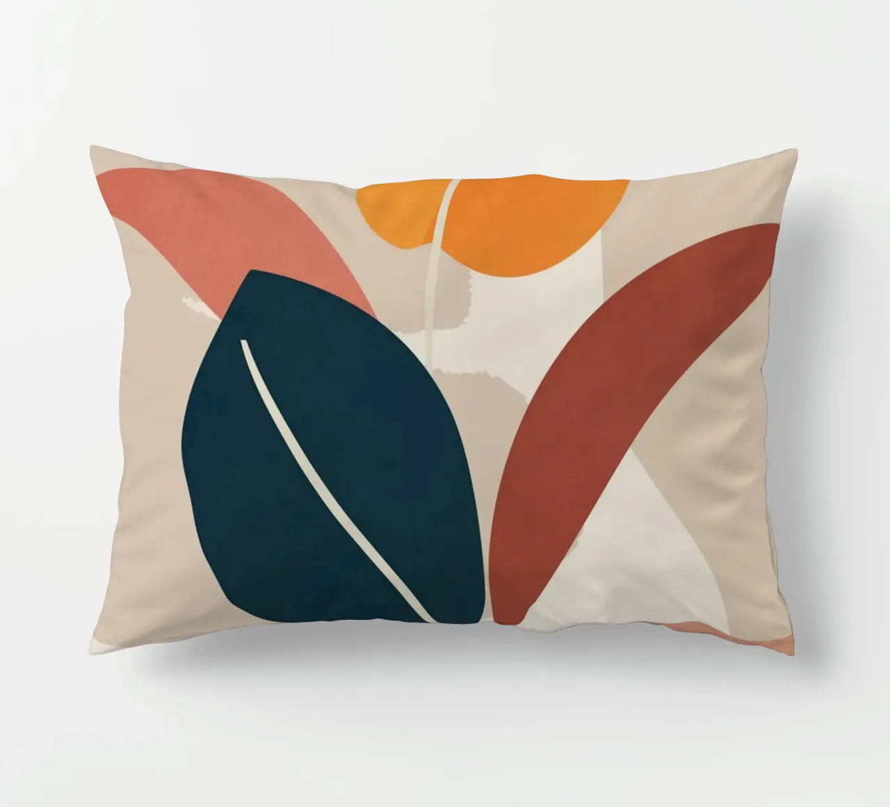 Minimal Abstract Nature 3 decorative cushion by LeaDArt