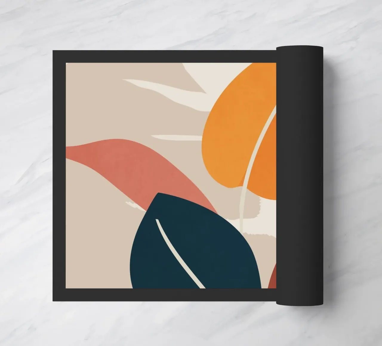 Natura astratta minimale 3 zerbino da LeaDArt