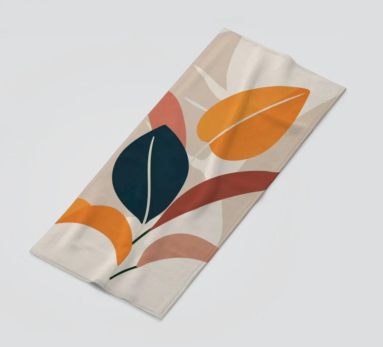 Minimal Abstract Nature 3 beach towel by LeaDArt