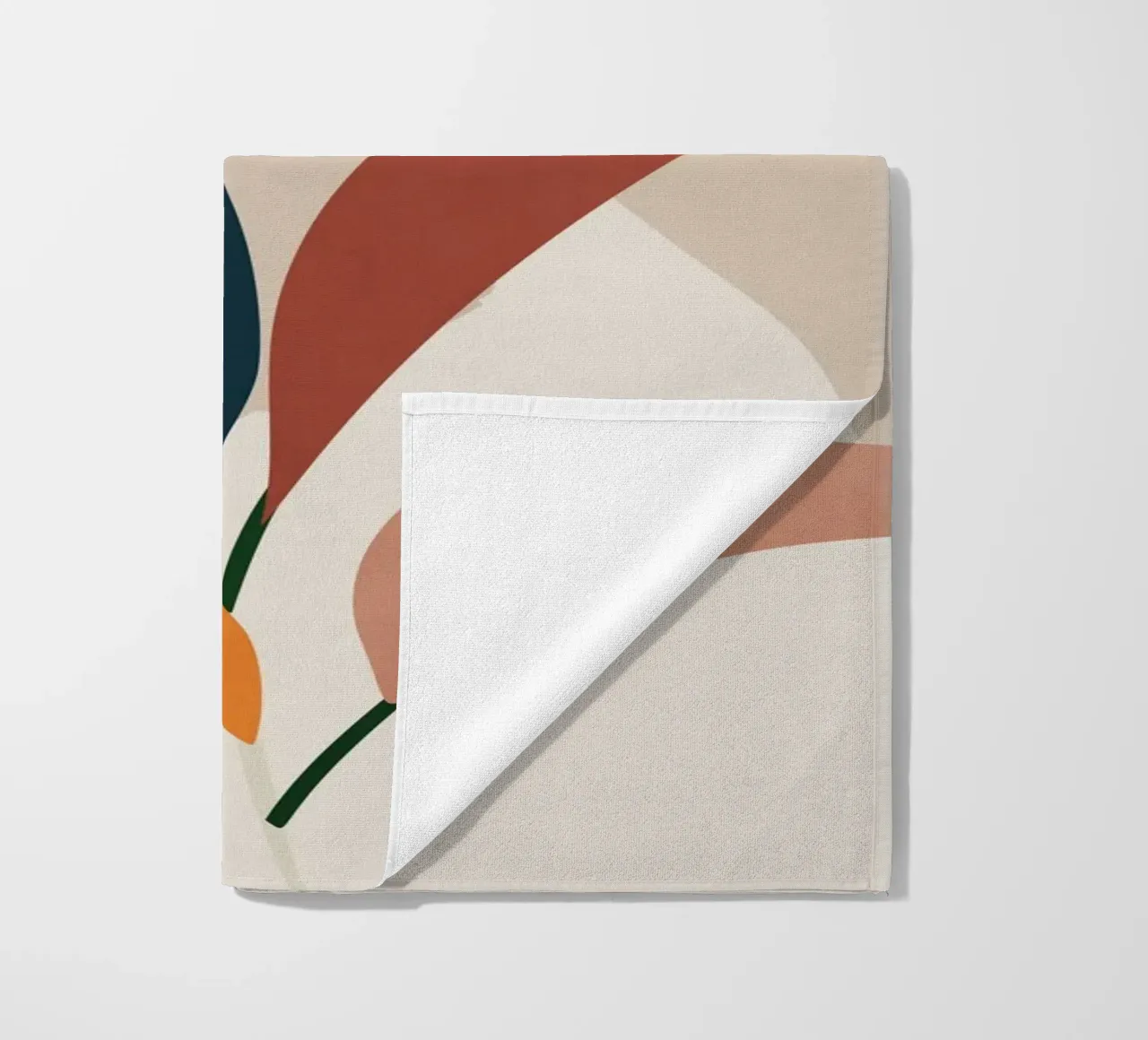 Minimal Abstract Nature 3 beach towel by LeaDArt