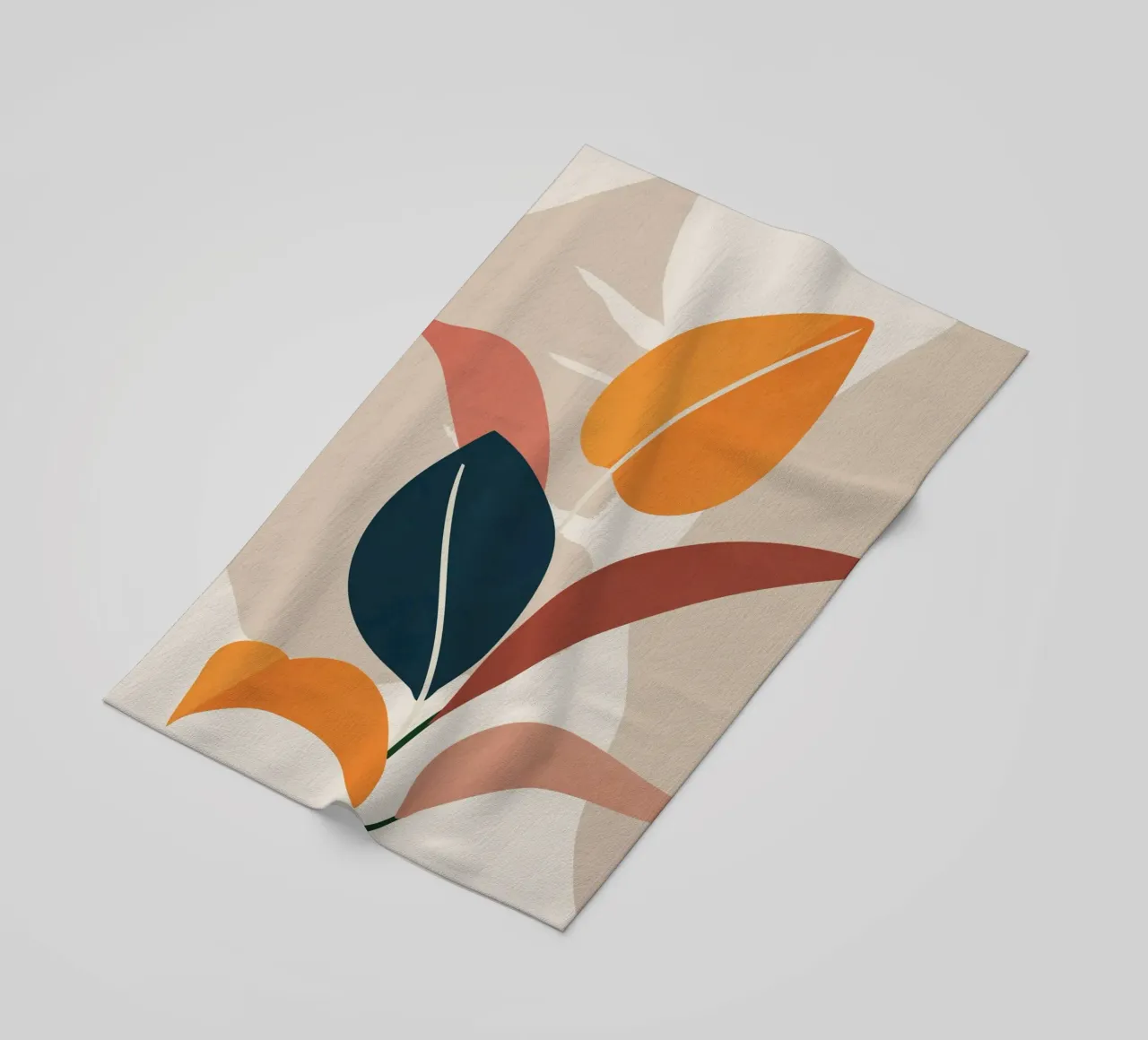 Minimal Abstract Nature 3 beach towel by LeaDArt