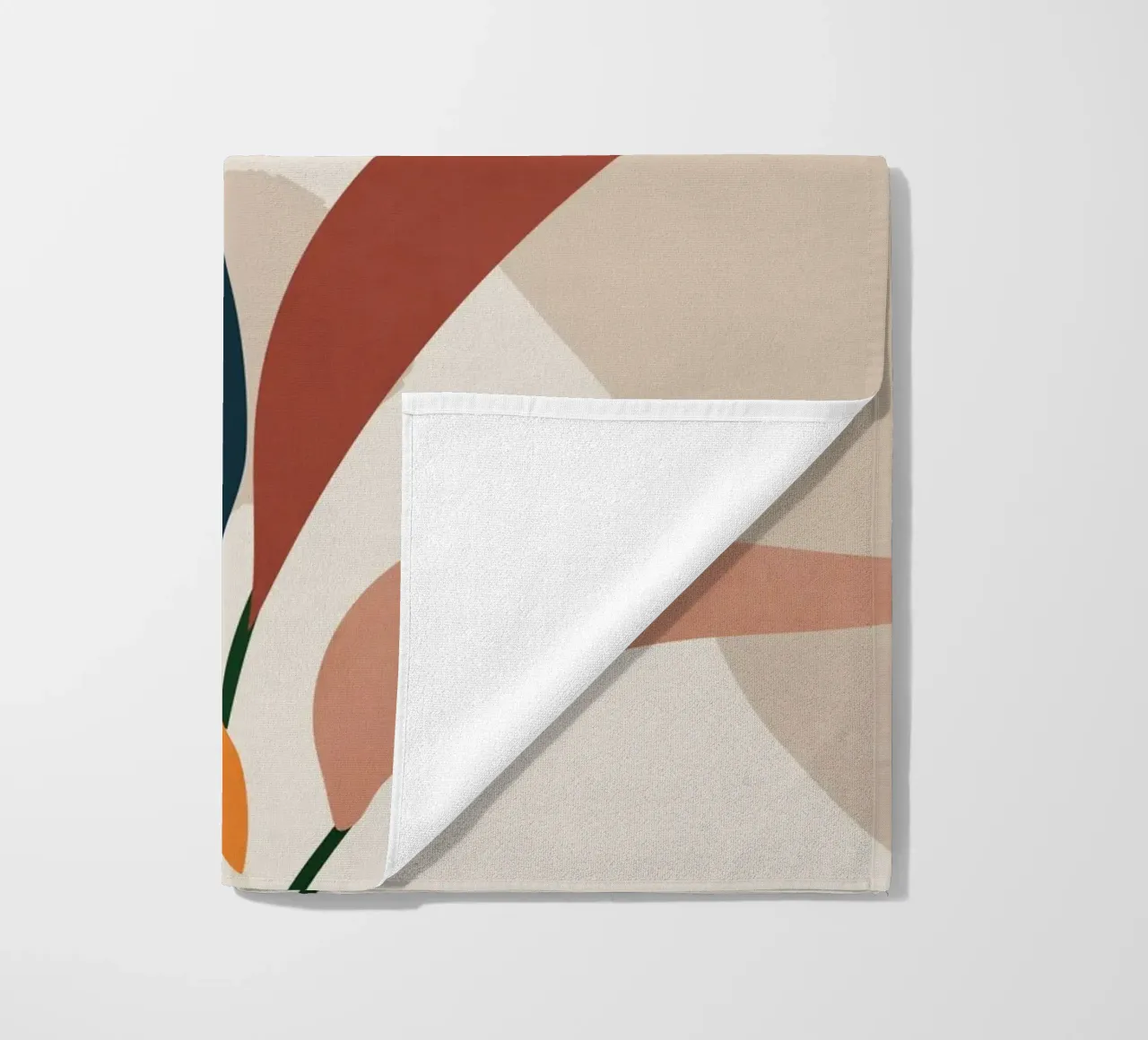 Minimal Abstract Nature 3 beach towel by LeaDArt