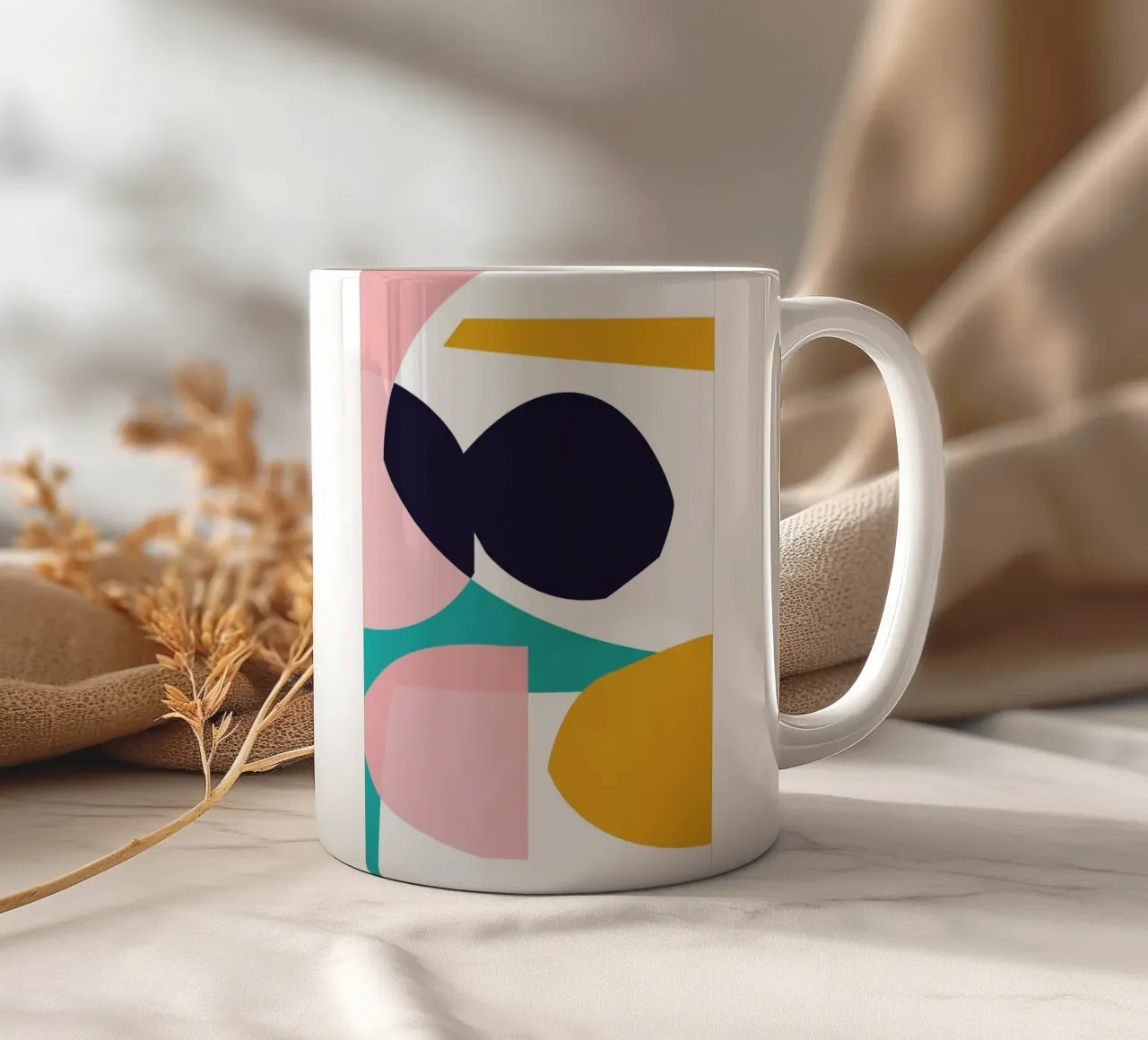 Form 3 Keramik Tasse von Jonathan Lawes