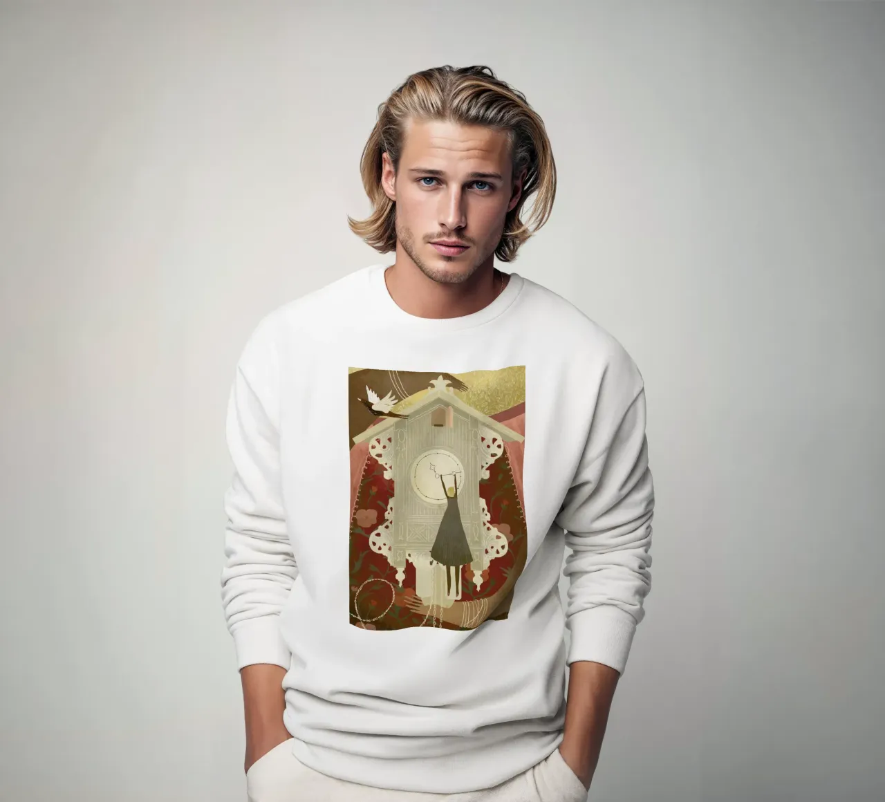 Time sweatshirt by Amalia Restrepo