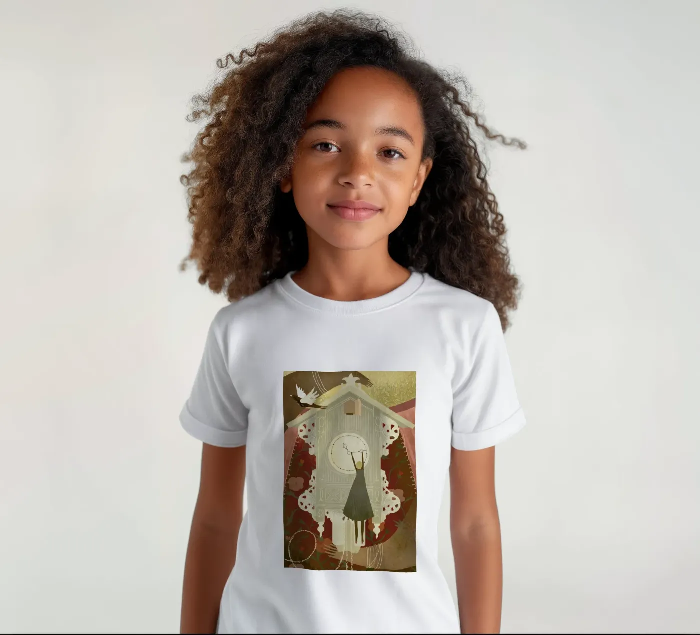 Time Kinder T-Shirt von Amalia Restrepo
