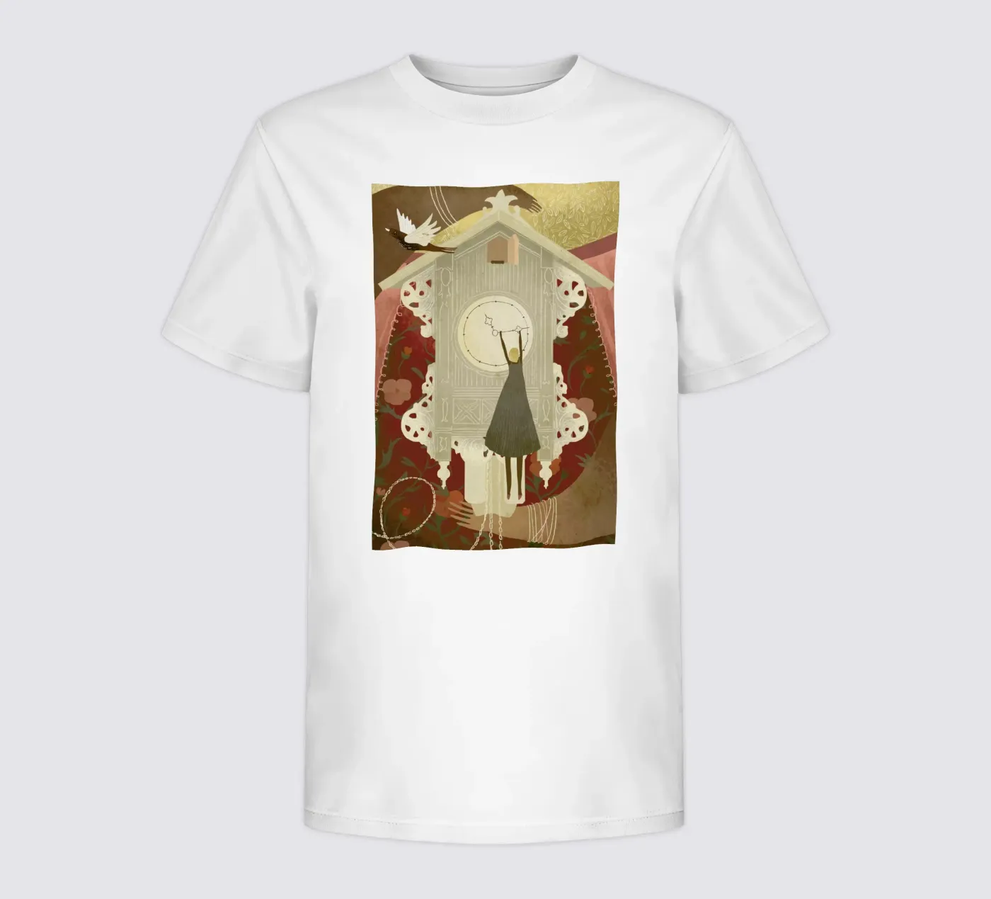 Time Kinder T-Shirt von Amalia Restrepo