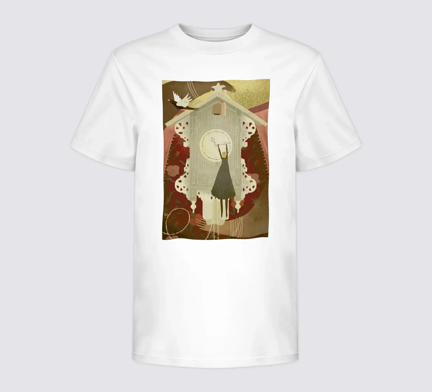 Time Kinder T-Shirt von Amalia Restrepo