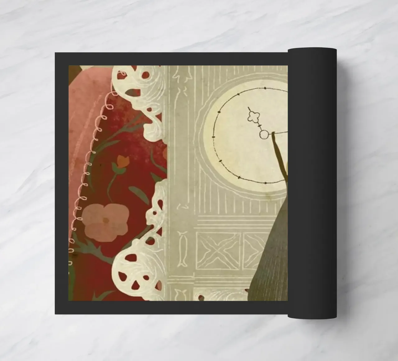 Time doormat by Amalia Restrepo