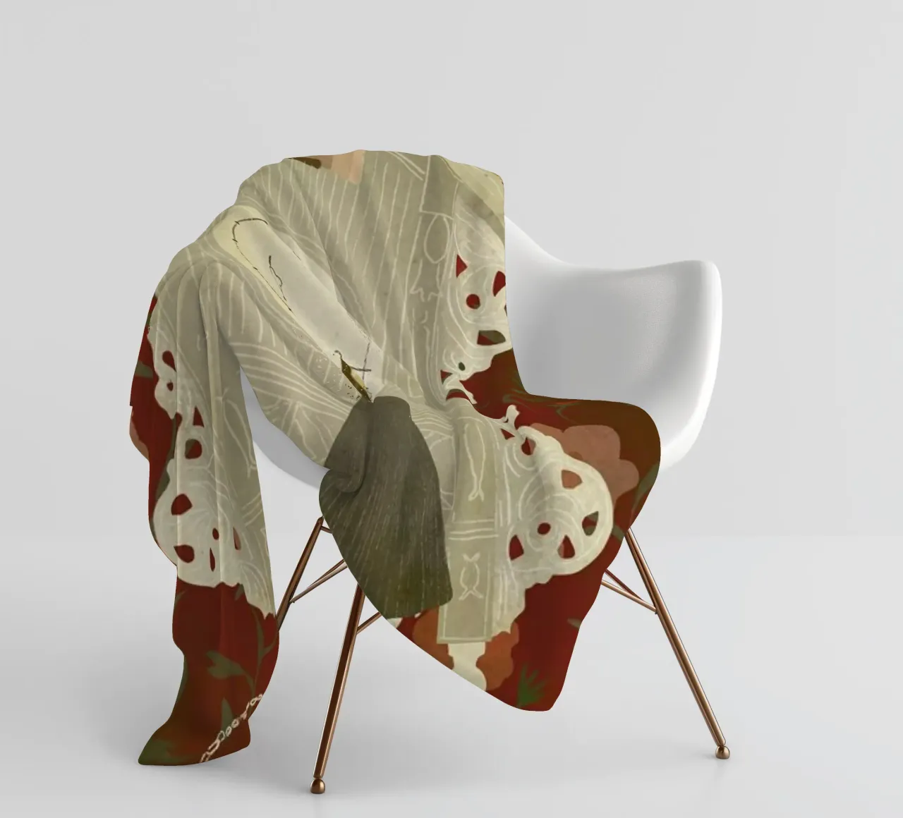 Time Fleecedecke von Amalia Restrepo