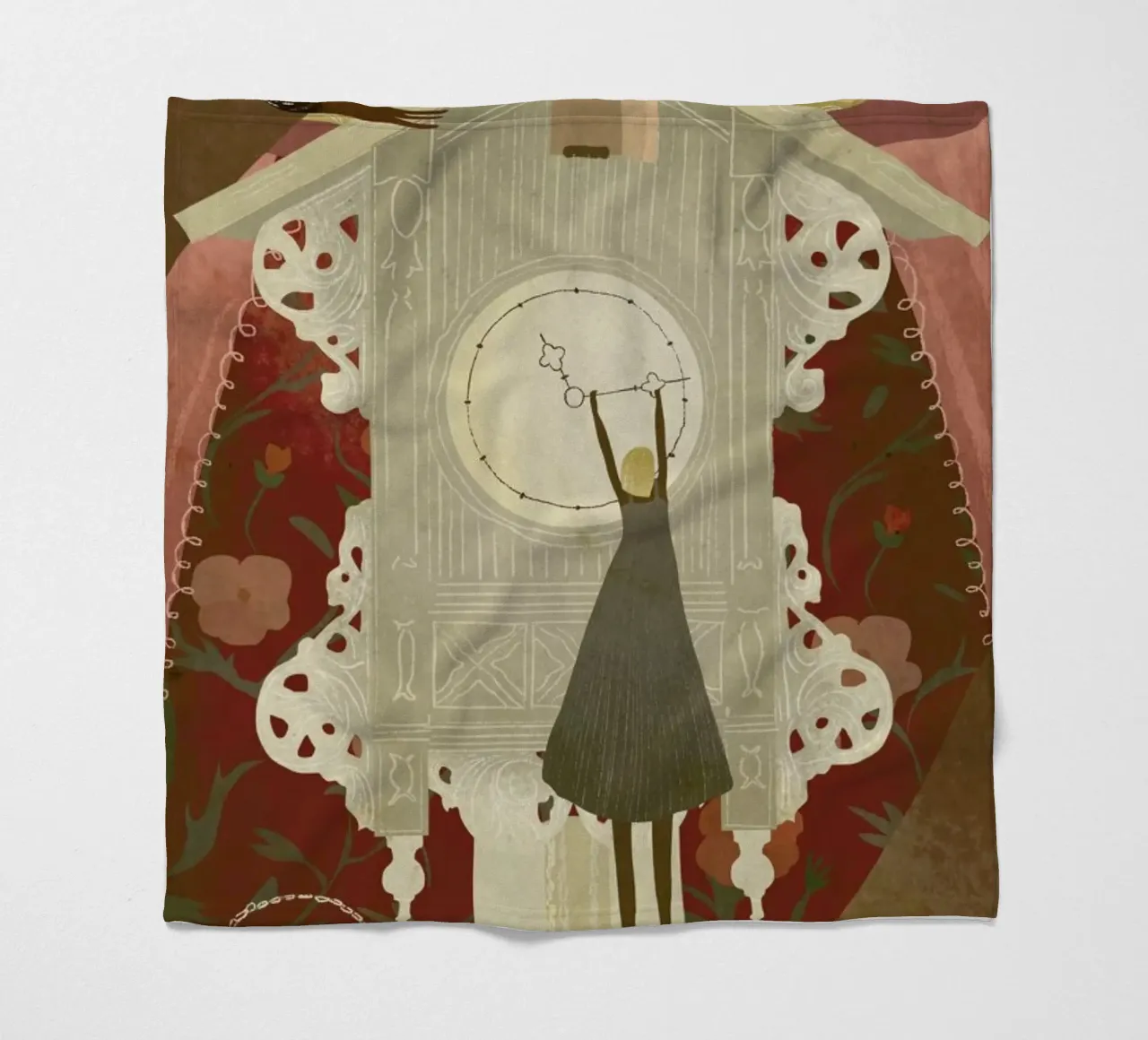 Time Fleecedecke von Amalia Restrepo