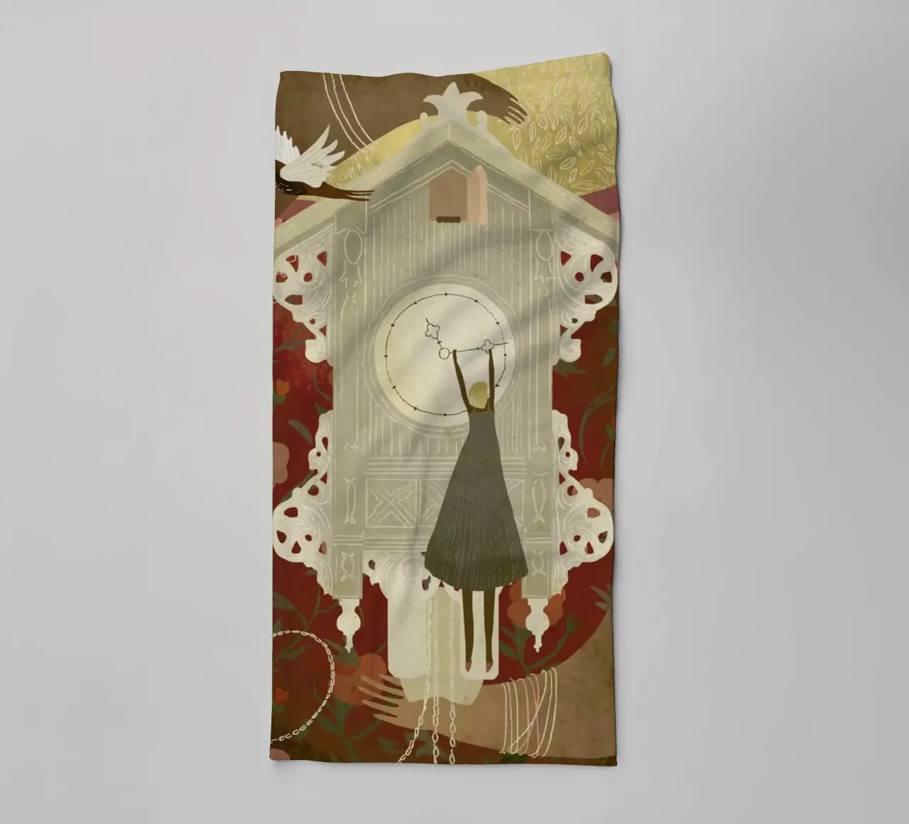 Time badhanddoek van Amalia Restrepo