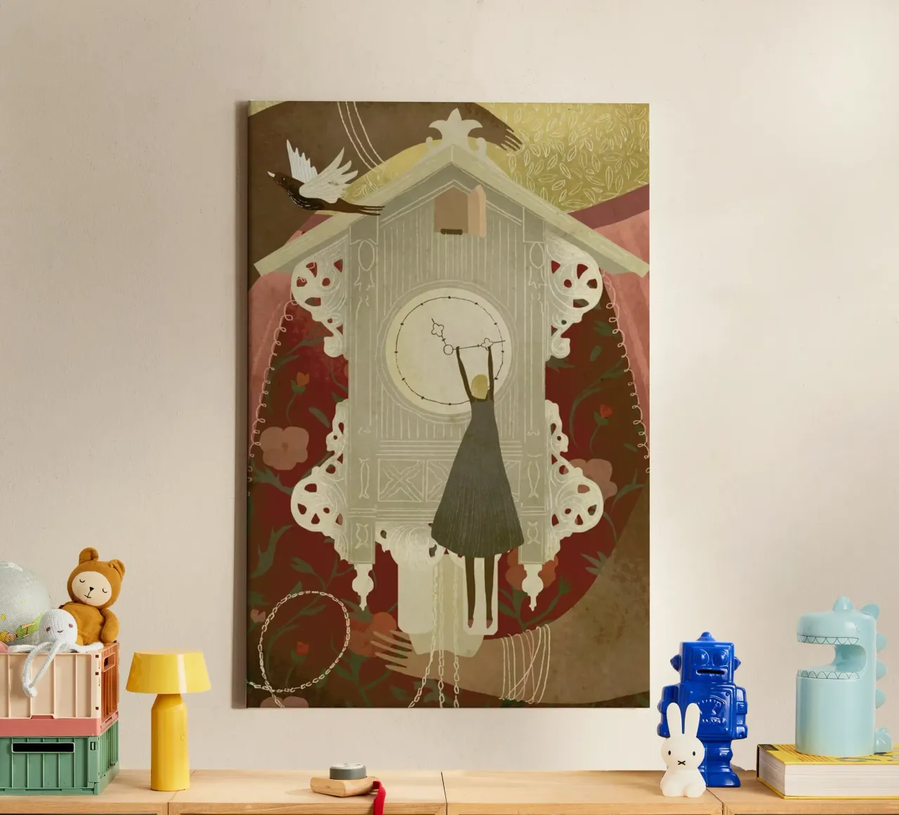 Time canvas by Amalia Restrepo