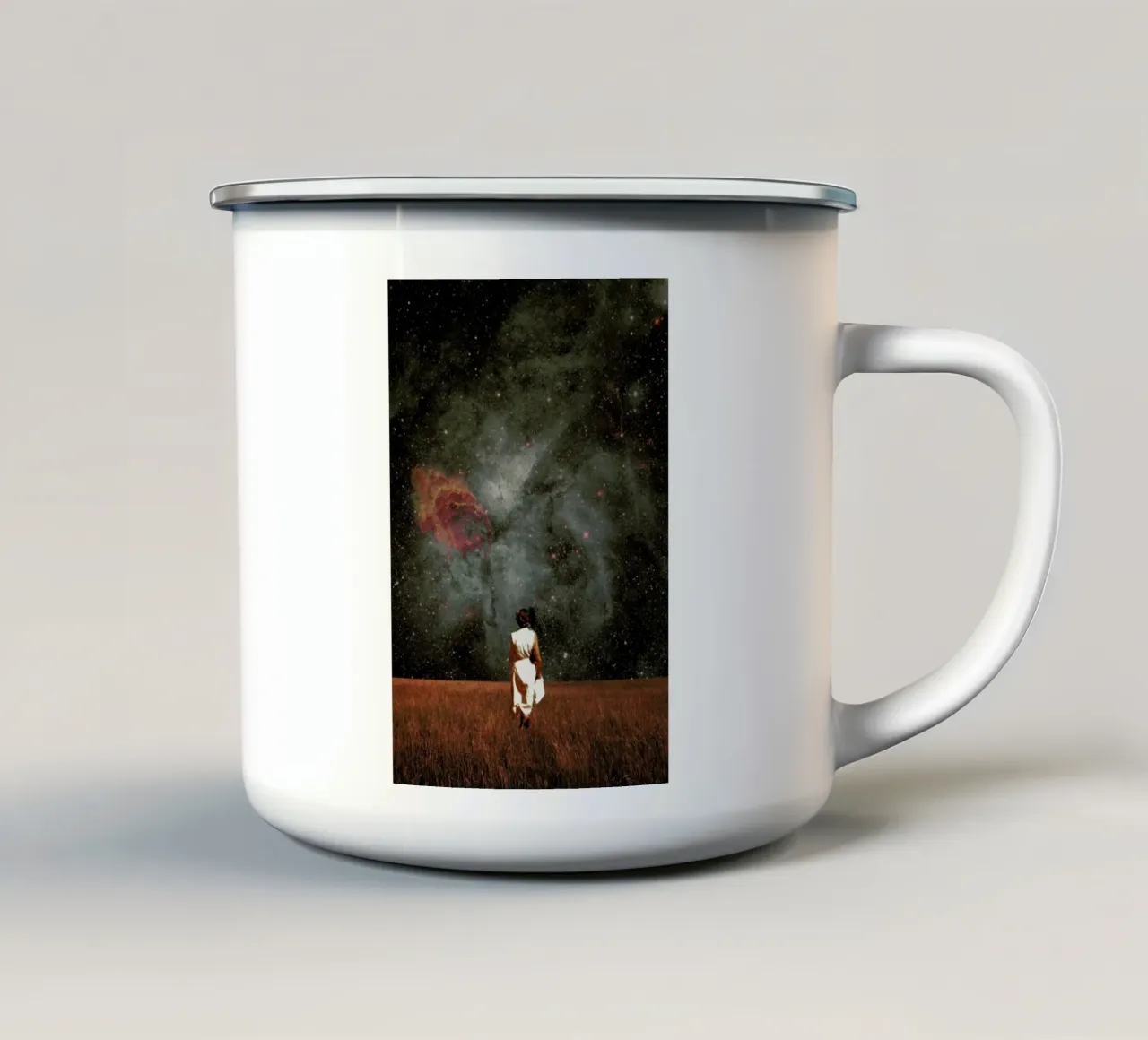 Follow Me tazza in smalto da Frank Moth