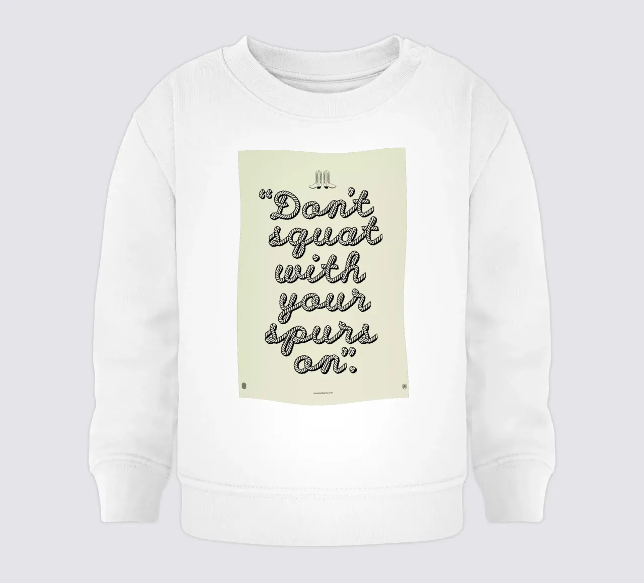 Dont squat Baby Sweatshirt von a Love Supreme