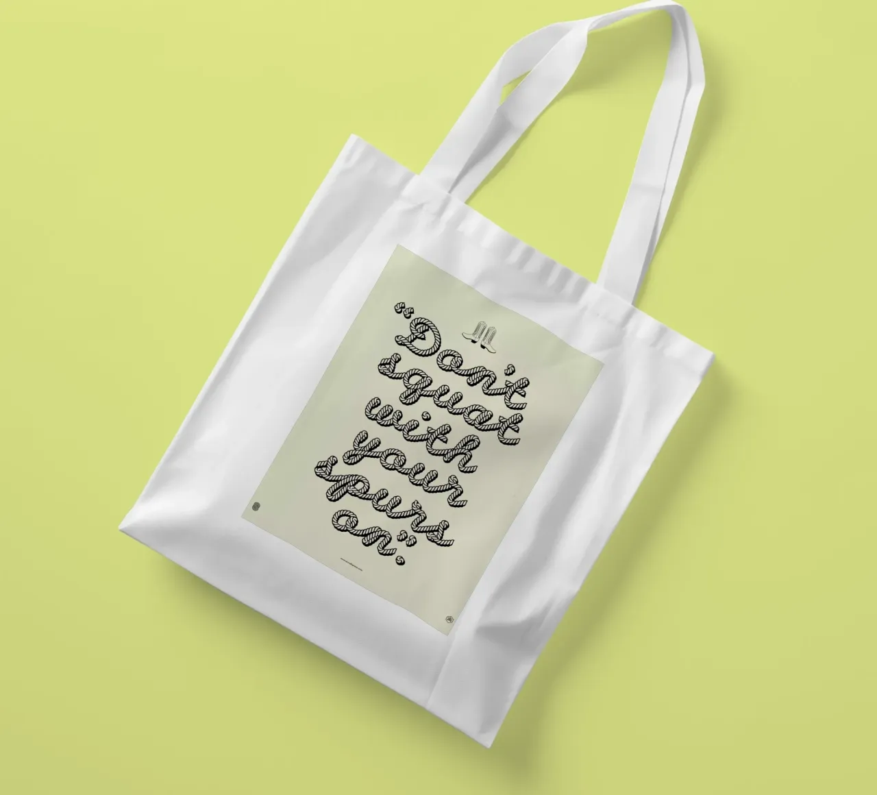 Dont squat borsa in juta da a Love Supreme