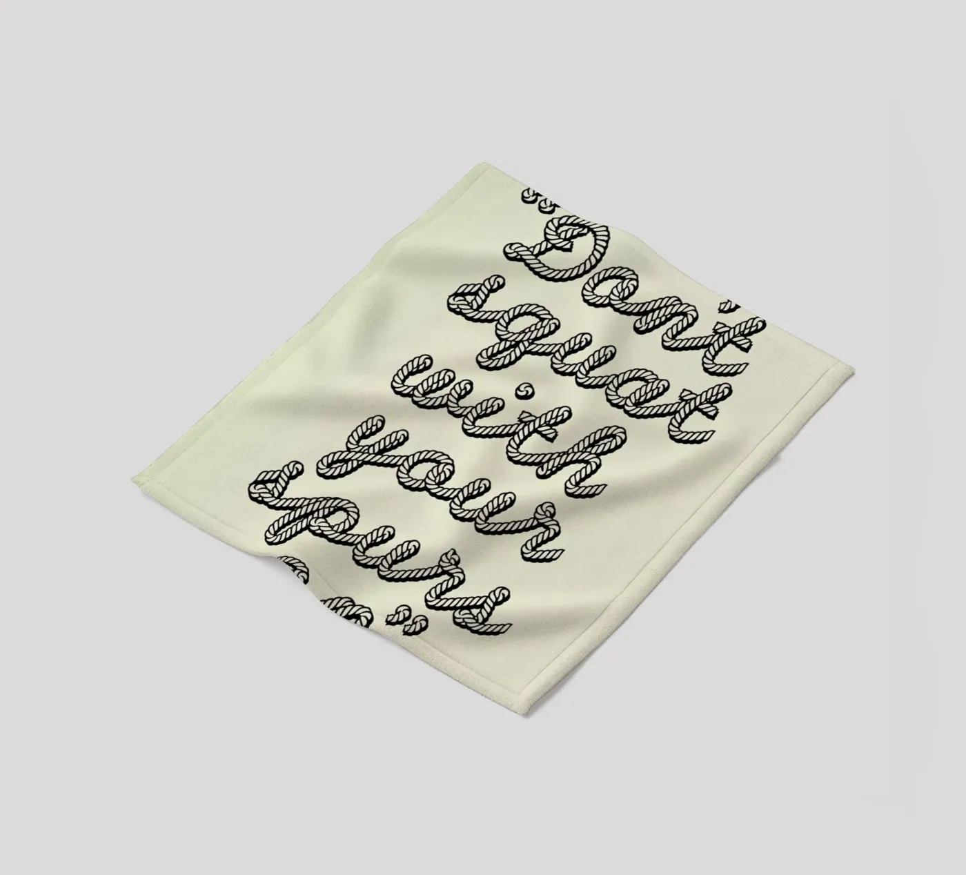 Dont squat Fleecedecke von a Love Supreme