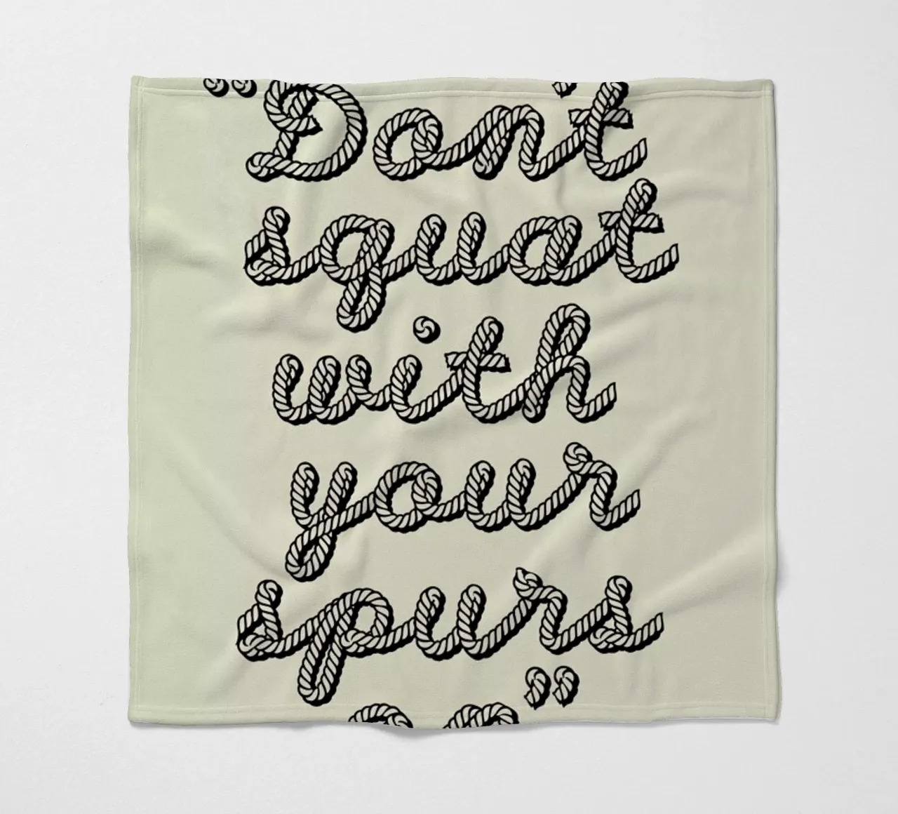 Dont squat coperta in pile da a Love Supreme