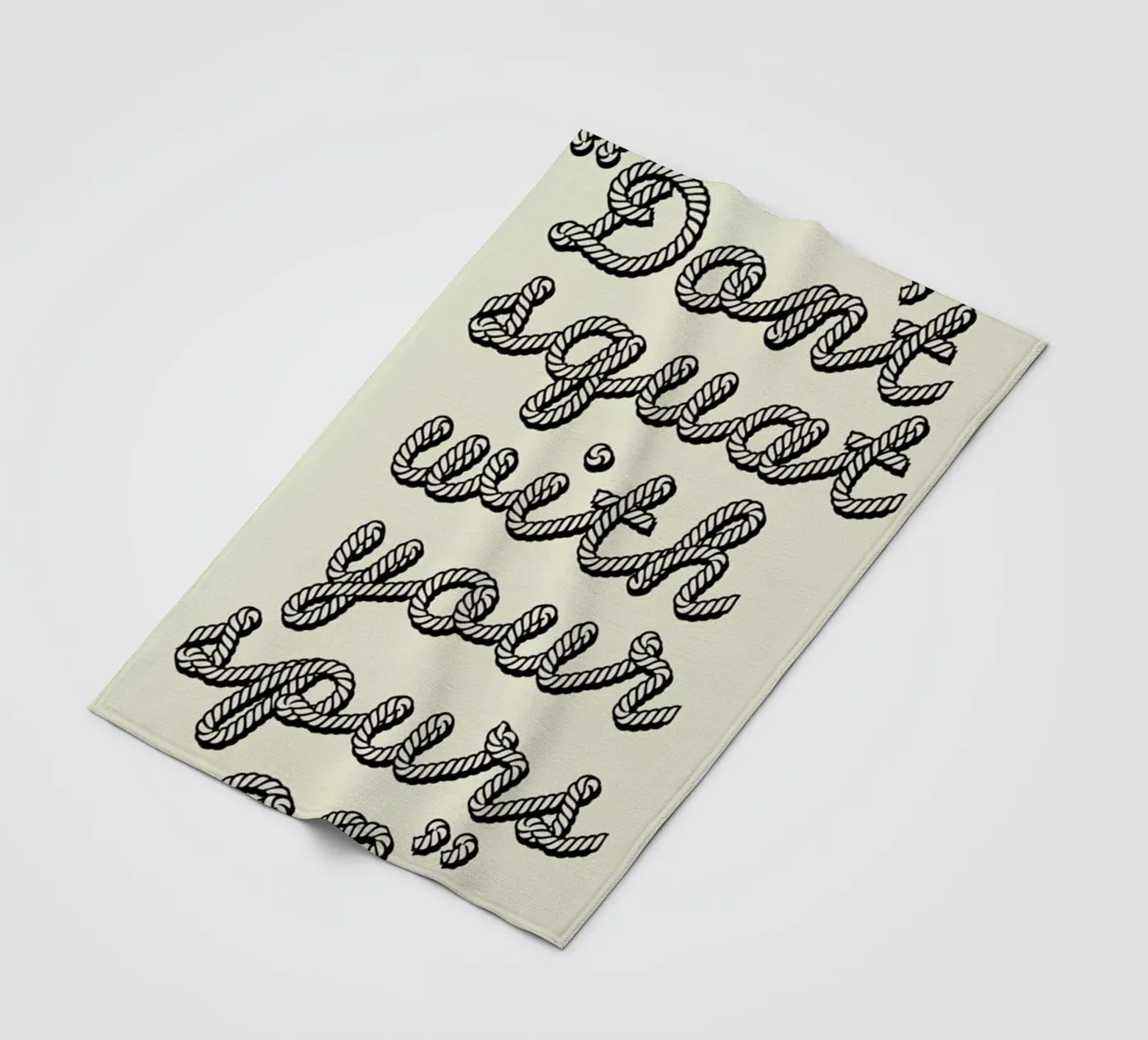 Dont squat Fleecedecke von a Love Supreme