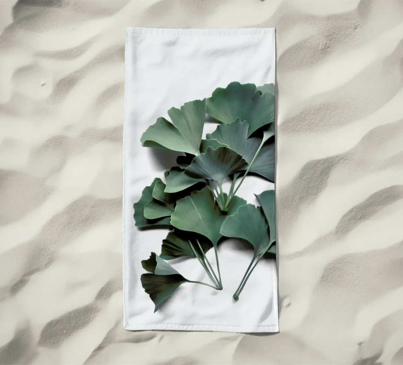 Ginko Biloba beach towel by Studio Nahili